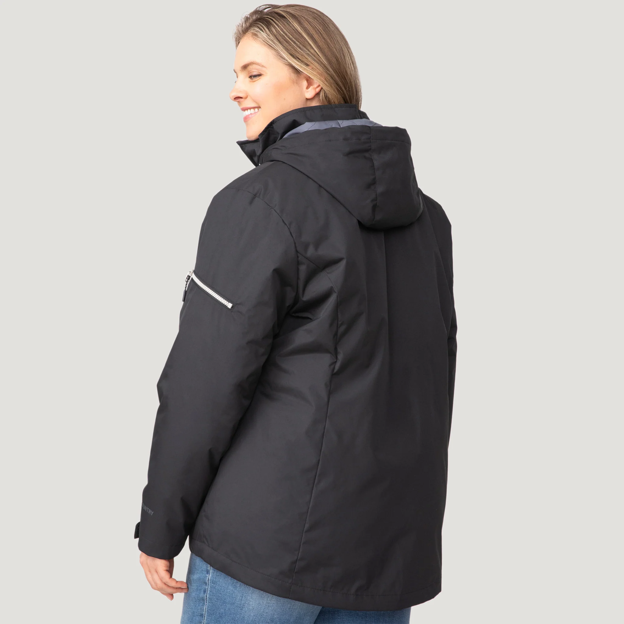 Women's Plus Size Back of Bell 3-in-1 Systems Jacket - Image 9