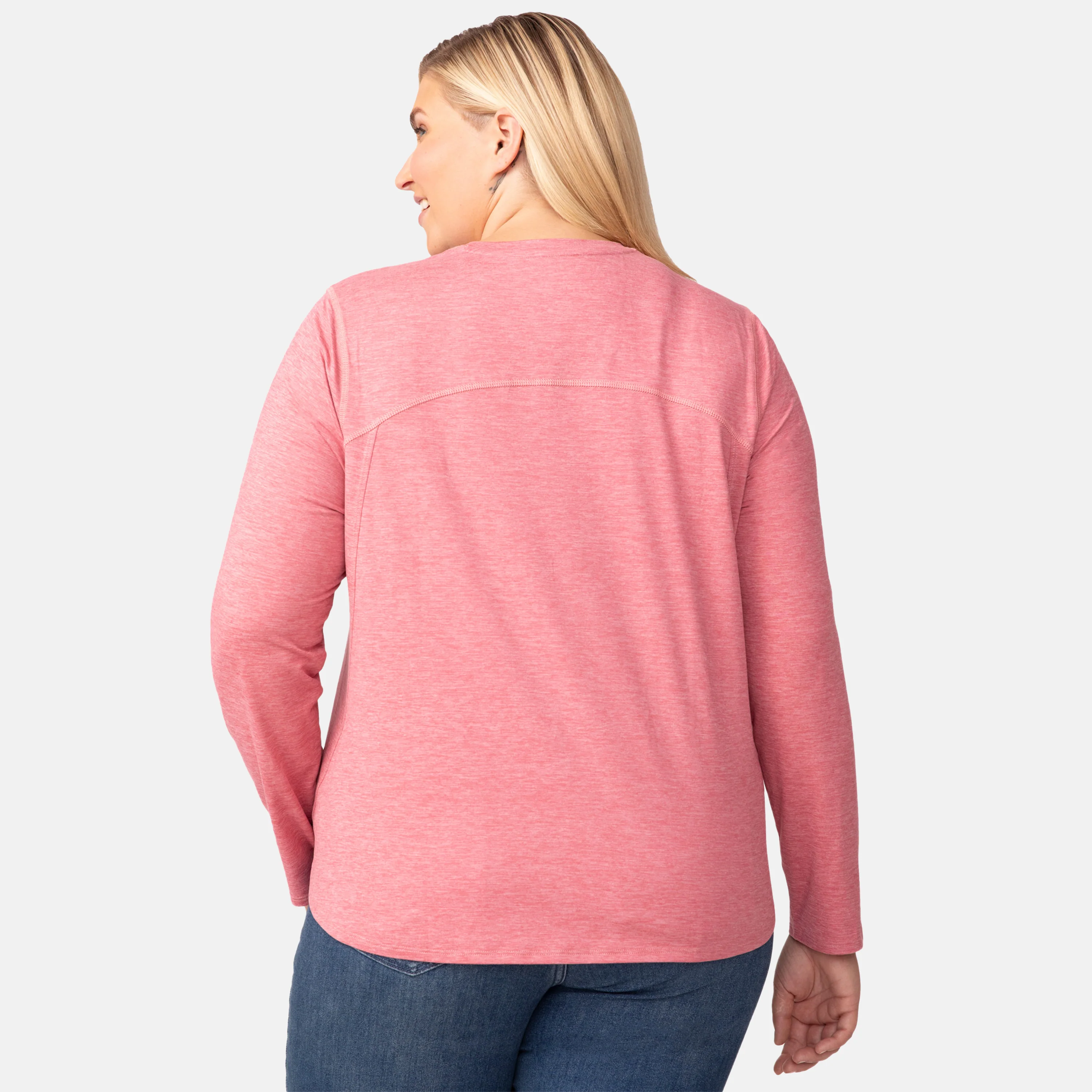 Women's Plus Size Cloud Knit All Day Crew Neck Top - Image 3