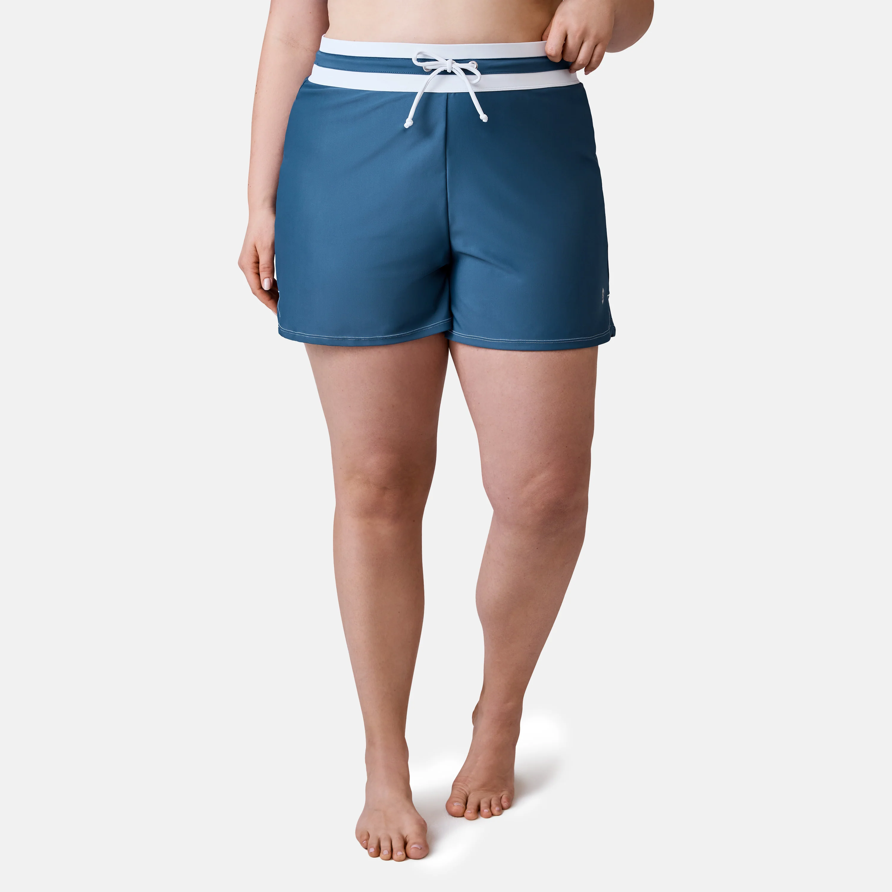 Women's Plus Size Drawstring Swim Short - Image 10