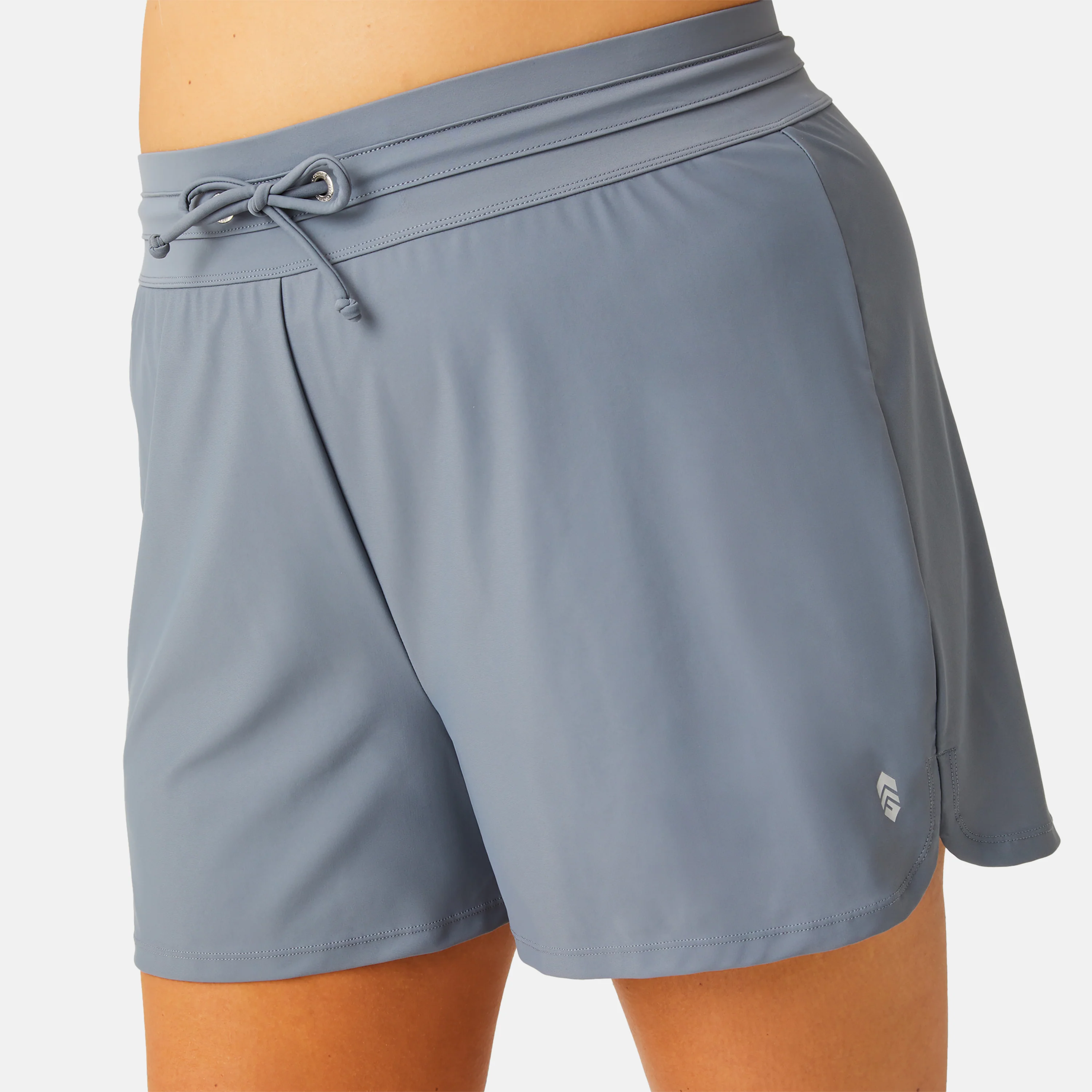 Women's Plus Size Drawstring Swim Short - Image 16