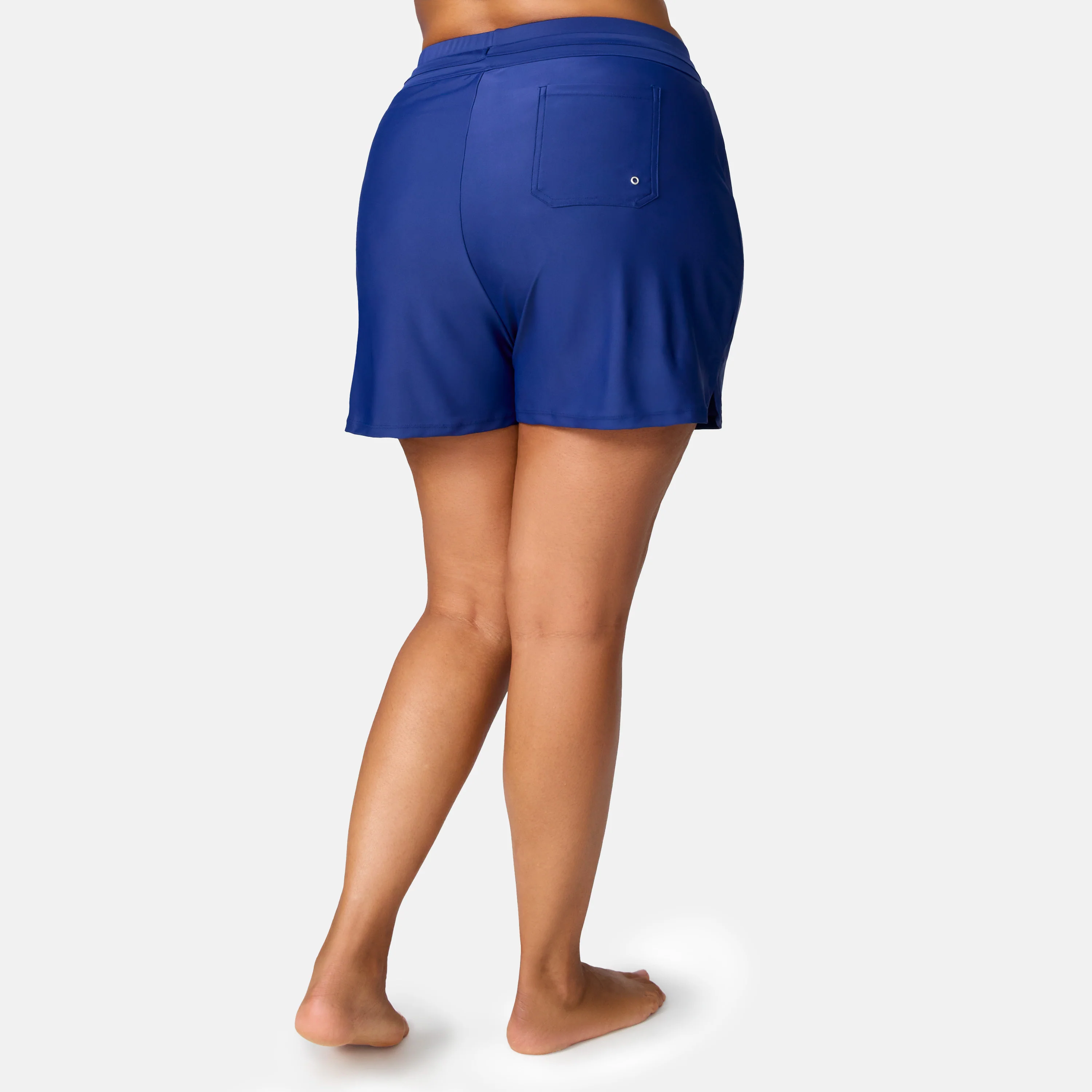 Women's Plus Size Drawstring Swim Short - Image 5
