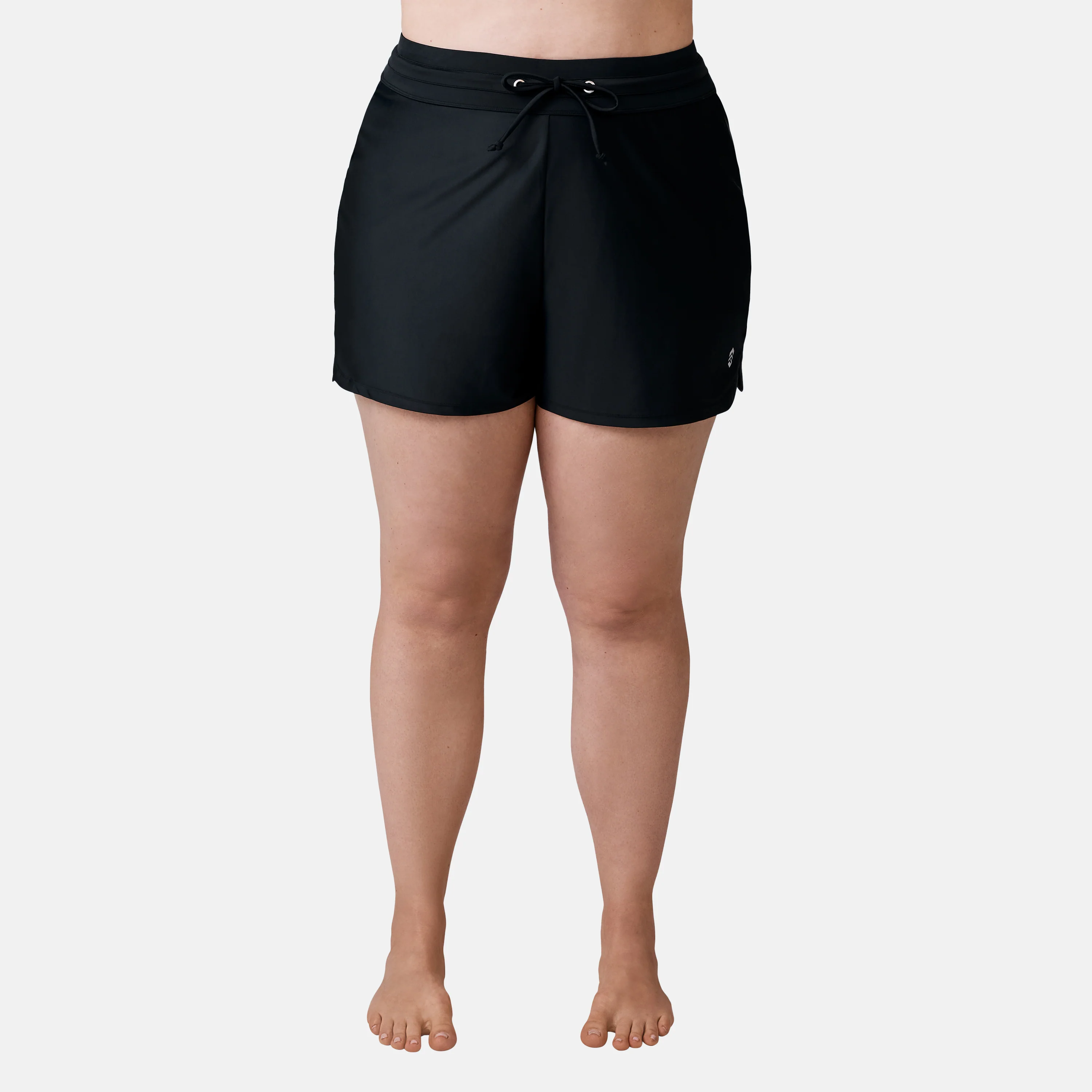 Women's Plus Size Drawstring Swim Short - Image 7