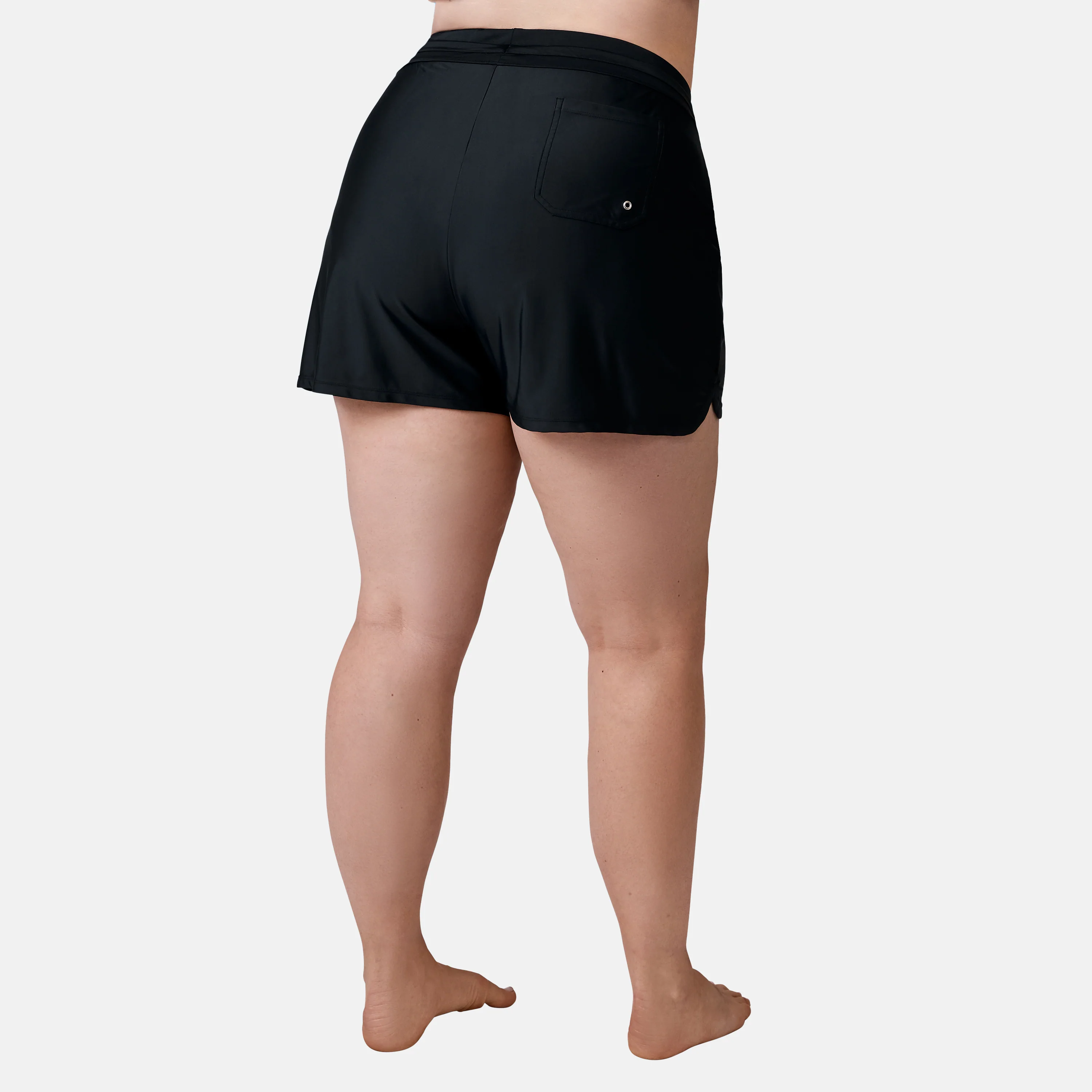 Women's Plus Size Drawstring Swim Short - Image 9
