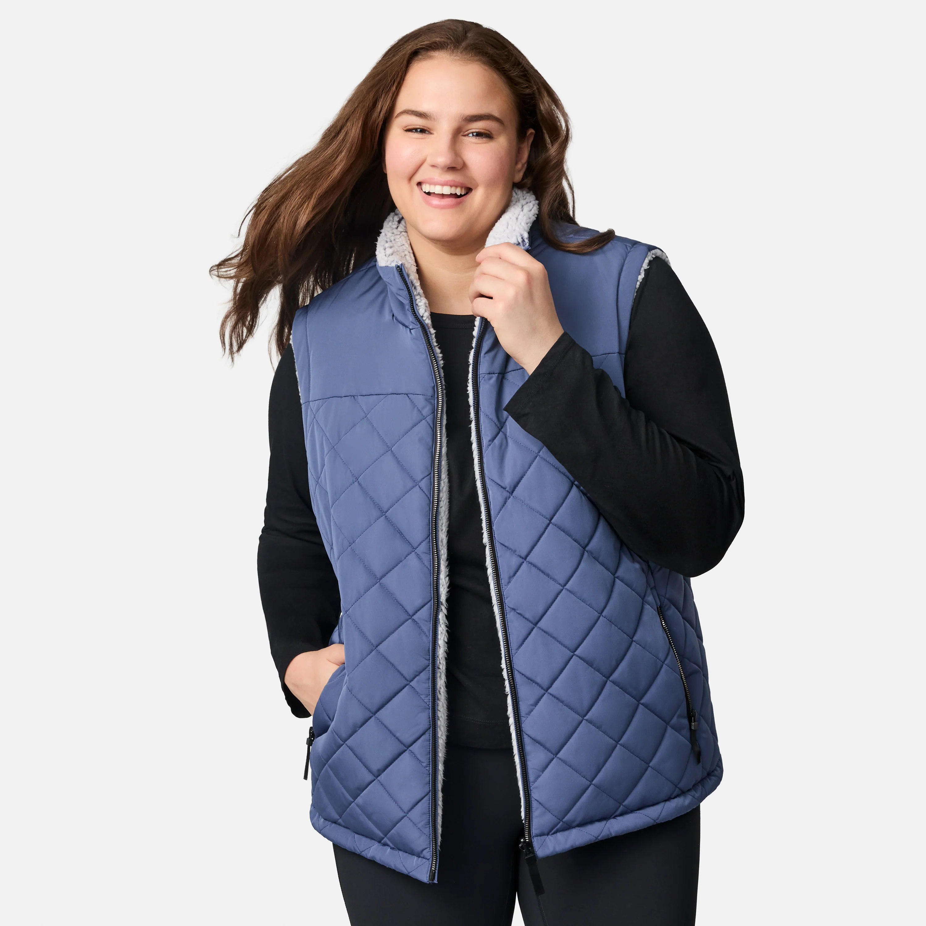 Women's Plus Size Expedition II Stratus Lite Reversible Vest - Image 13