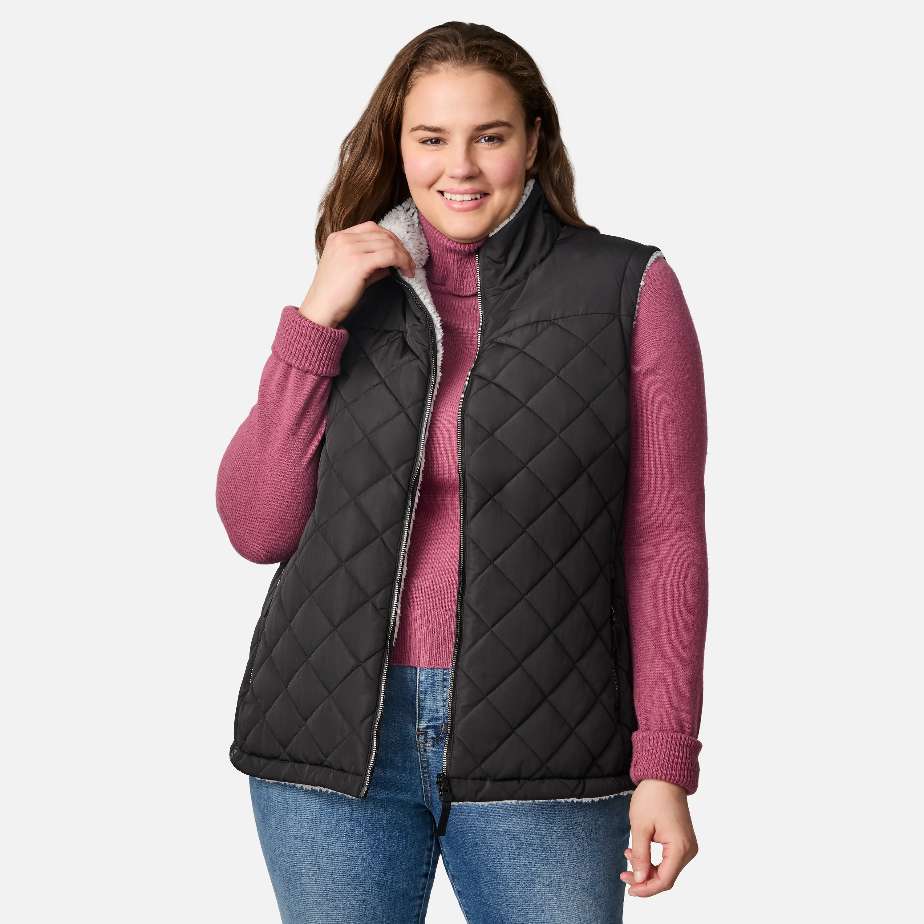 Women's Plus Size Expedition II Stratus Lite Reversible Vest - Image 16