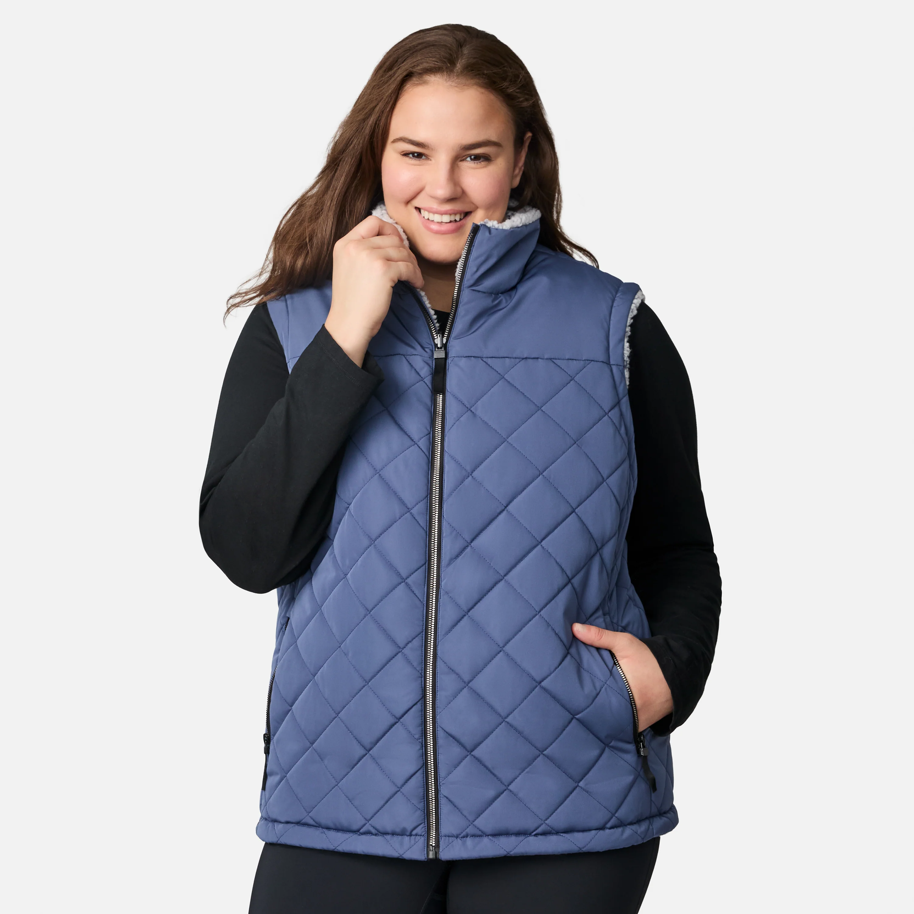Women's Plus Size Expedition II Stratus Lite Reversible Vest - Image 9