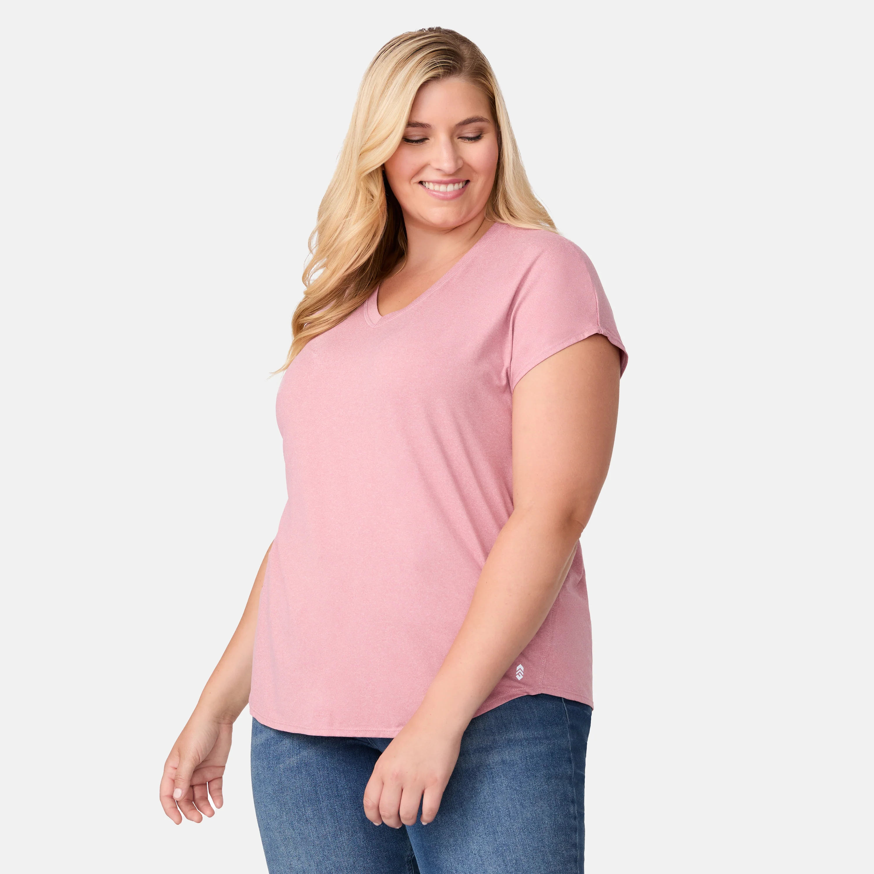Women's Plus Size Microtech® Chill B Cool Tee - Image 11