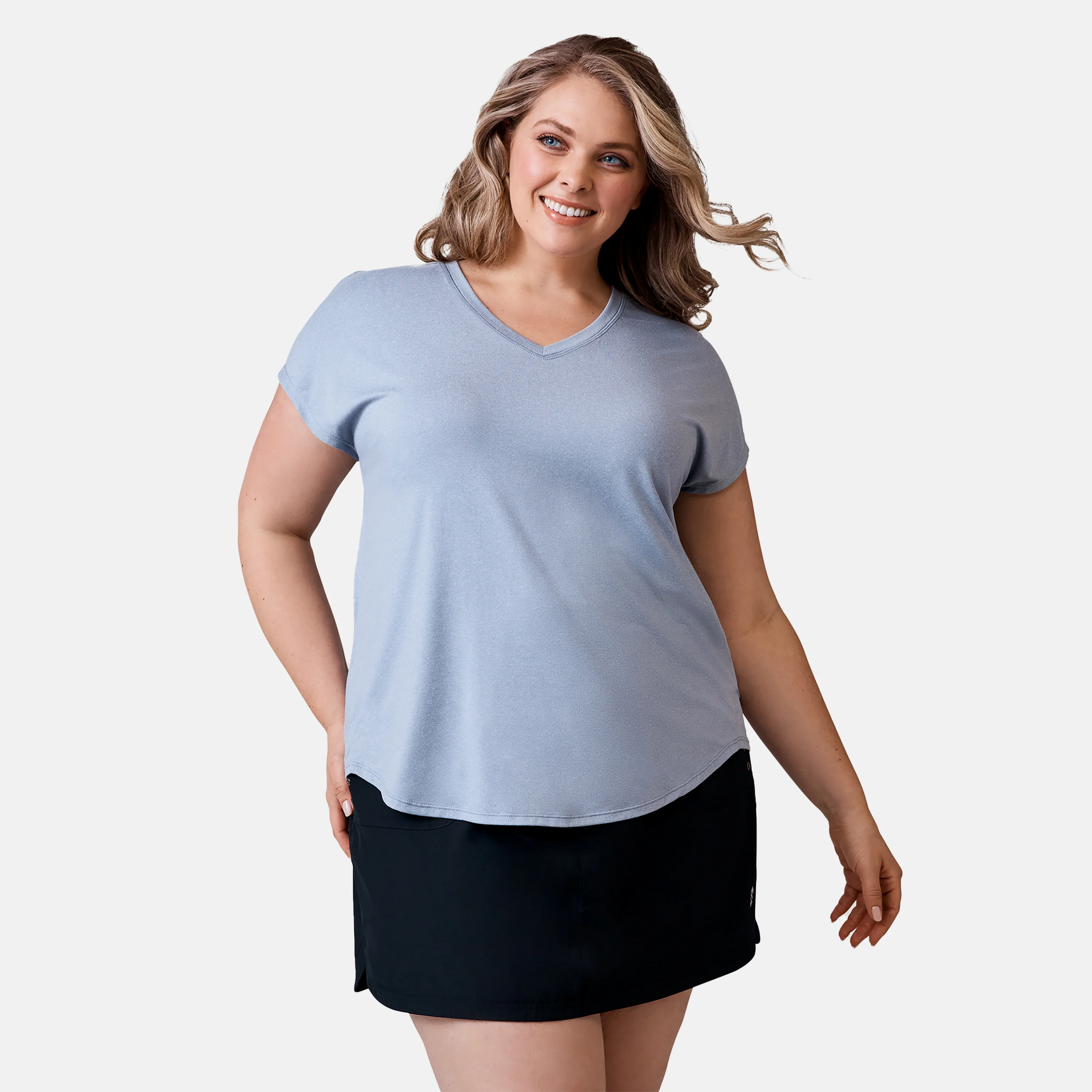 Women's Plus Size Microtech® Chill B Cool Tee - Image 13