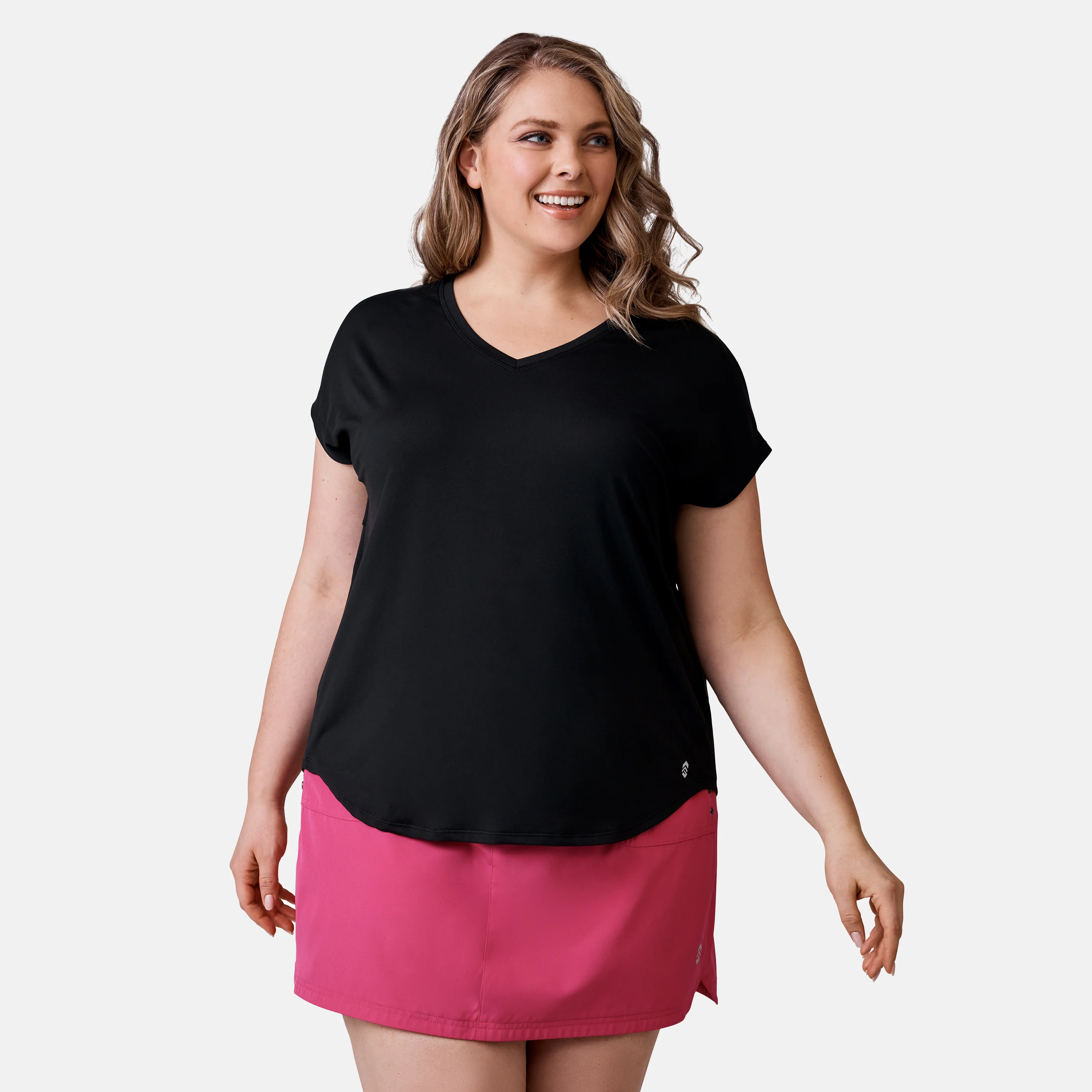 Women's Plus Size Microtech® Chill B Cool Tee - Image 19