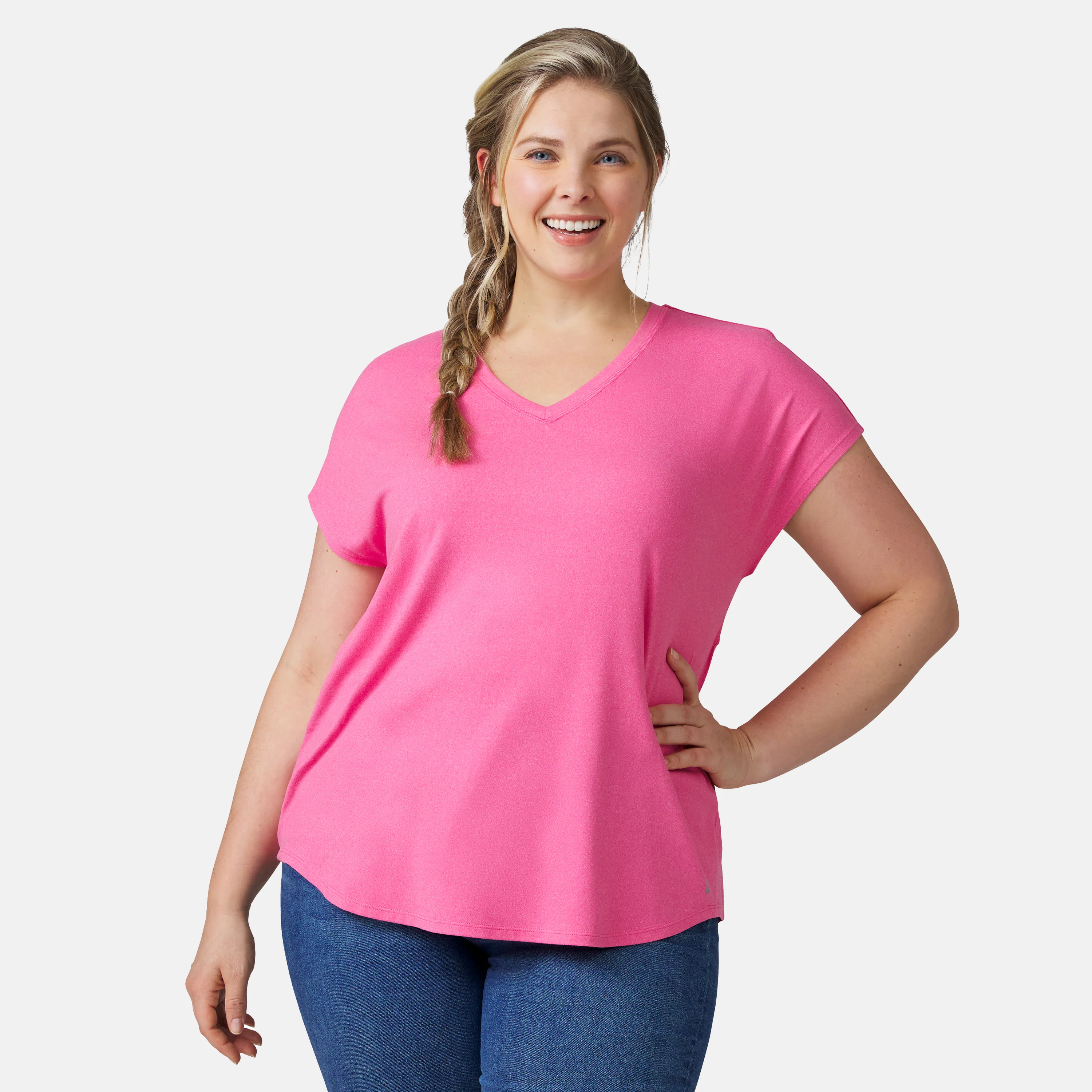 Women's Plus Size Microtech® Chill B Cool Tee - Image 21
