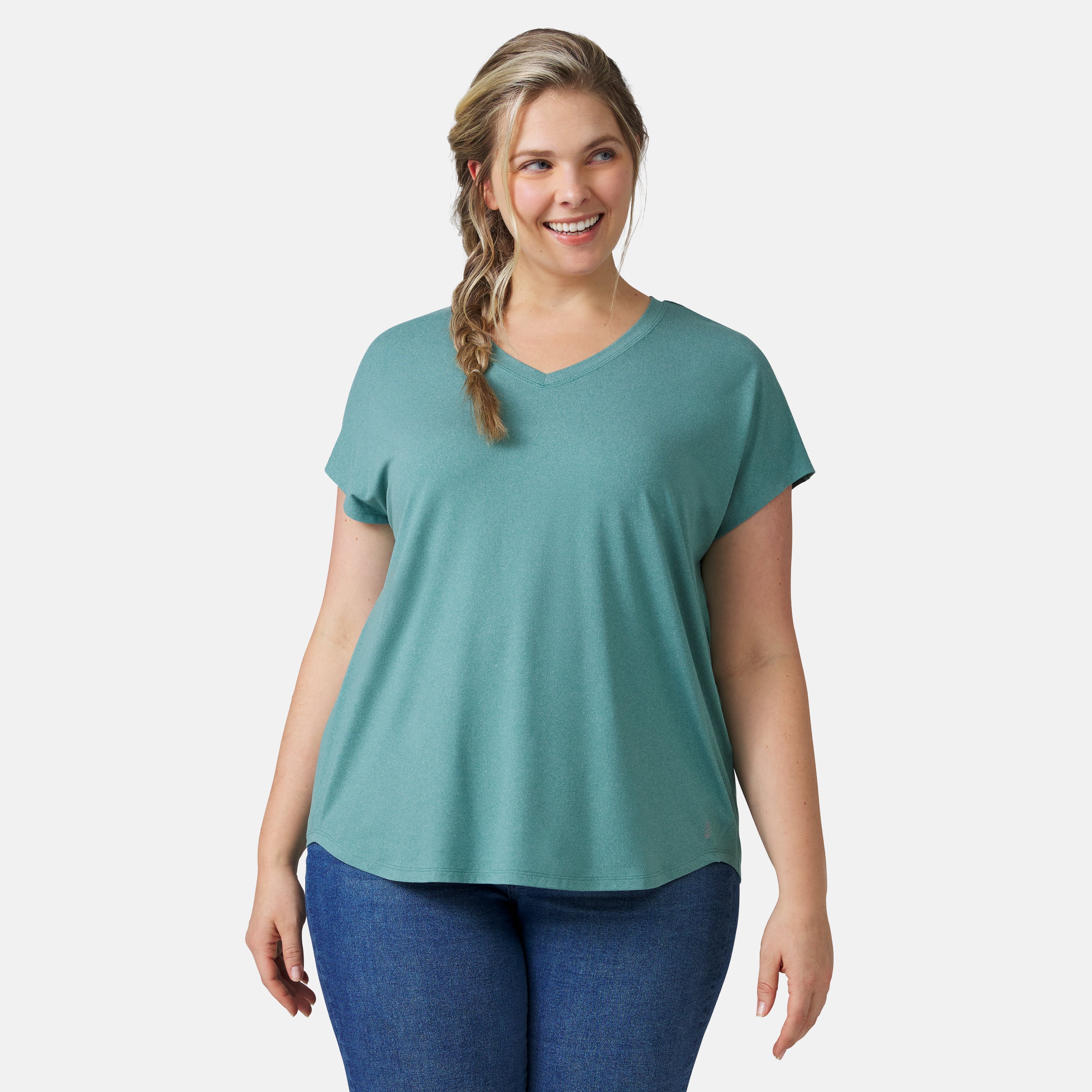 Women's Plus Size Microtech® Chill B Cool Tee - Image 23