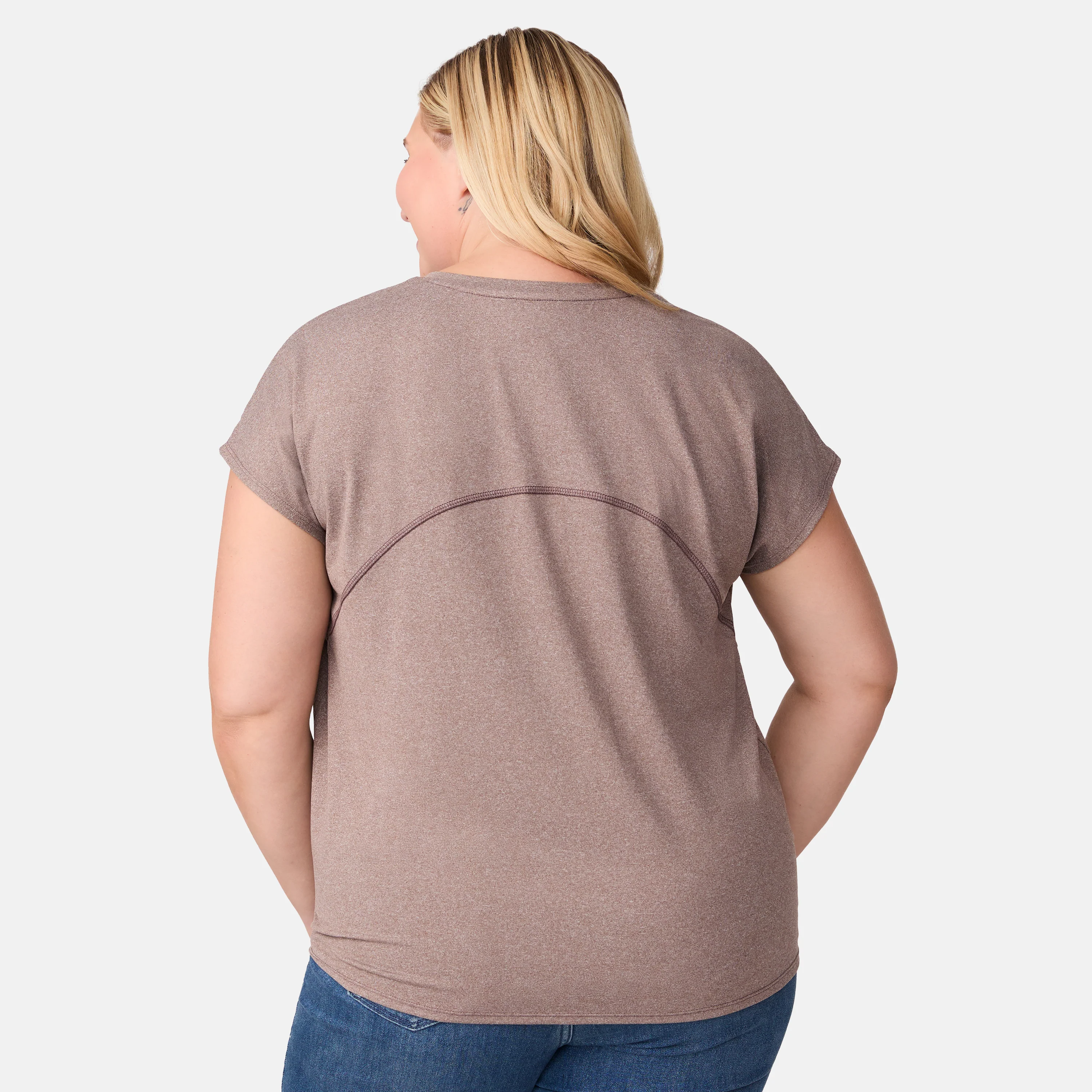 Women's Plus Size Microtech® Chill B Cool Tee - Image 3