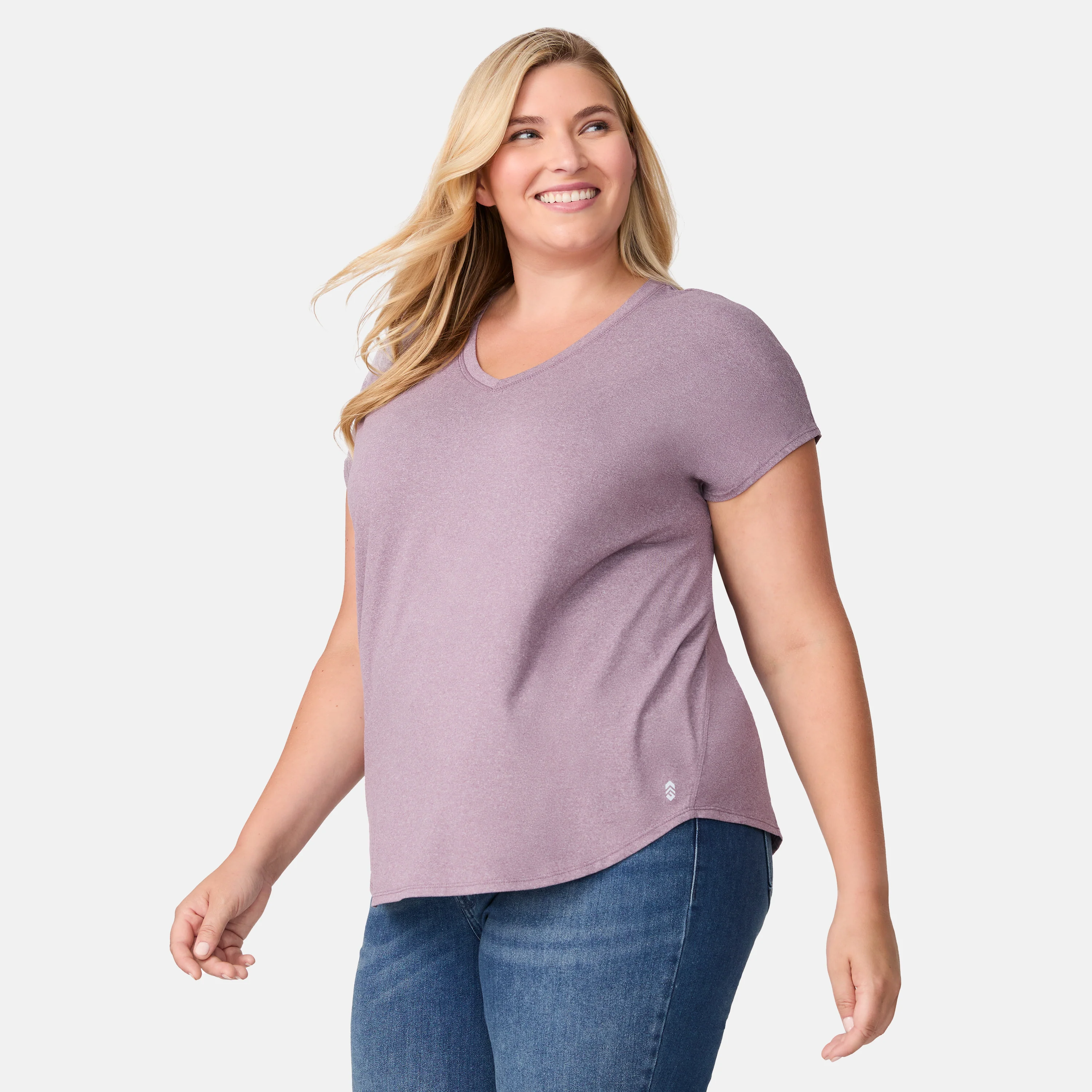 Women's Plus Size Microtech® Chill B Cool Tee - Image 8