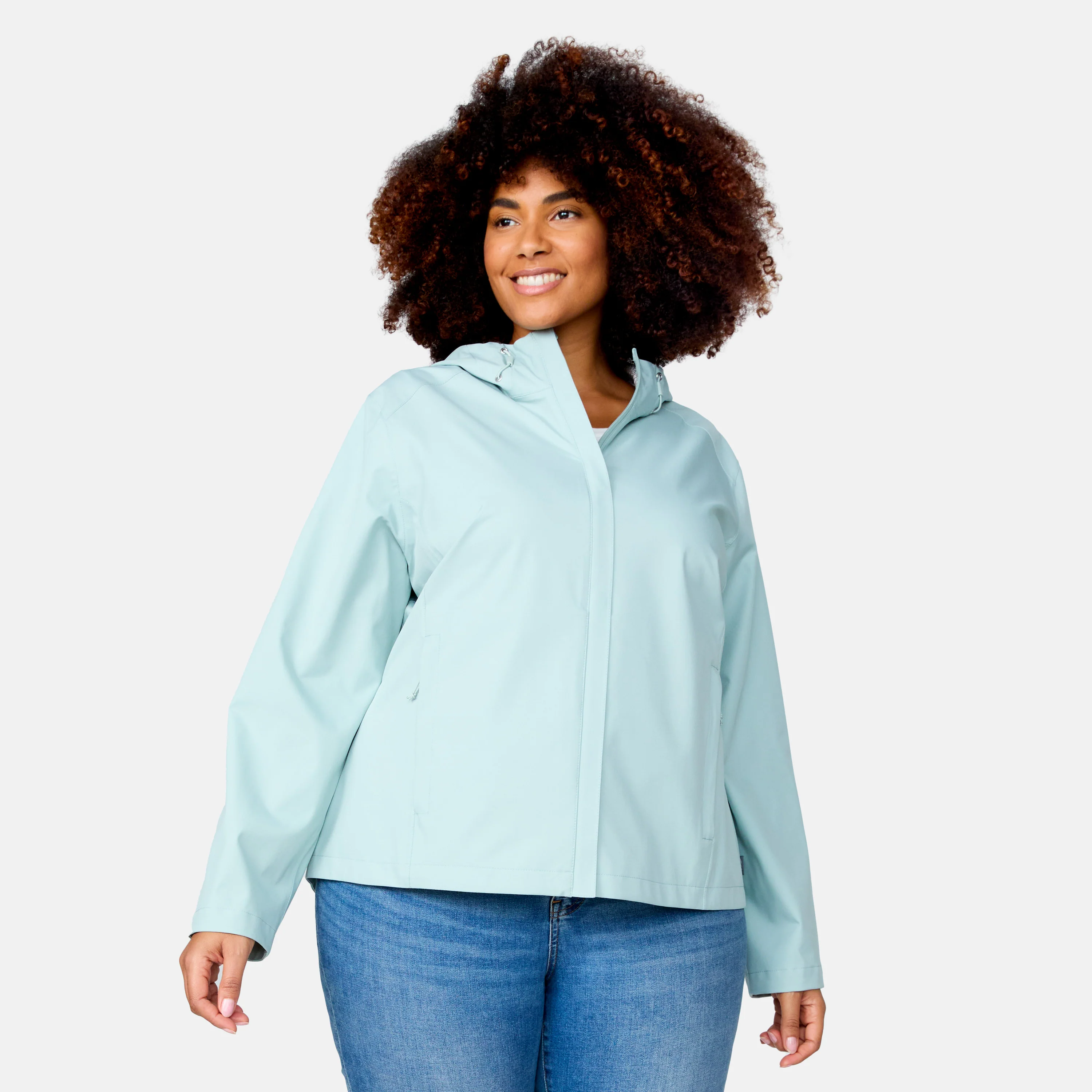 Women's Plus Size X2O Packable Rain Jacket - Image 12