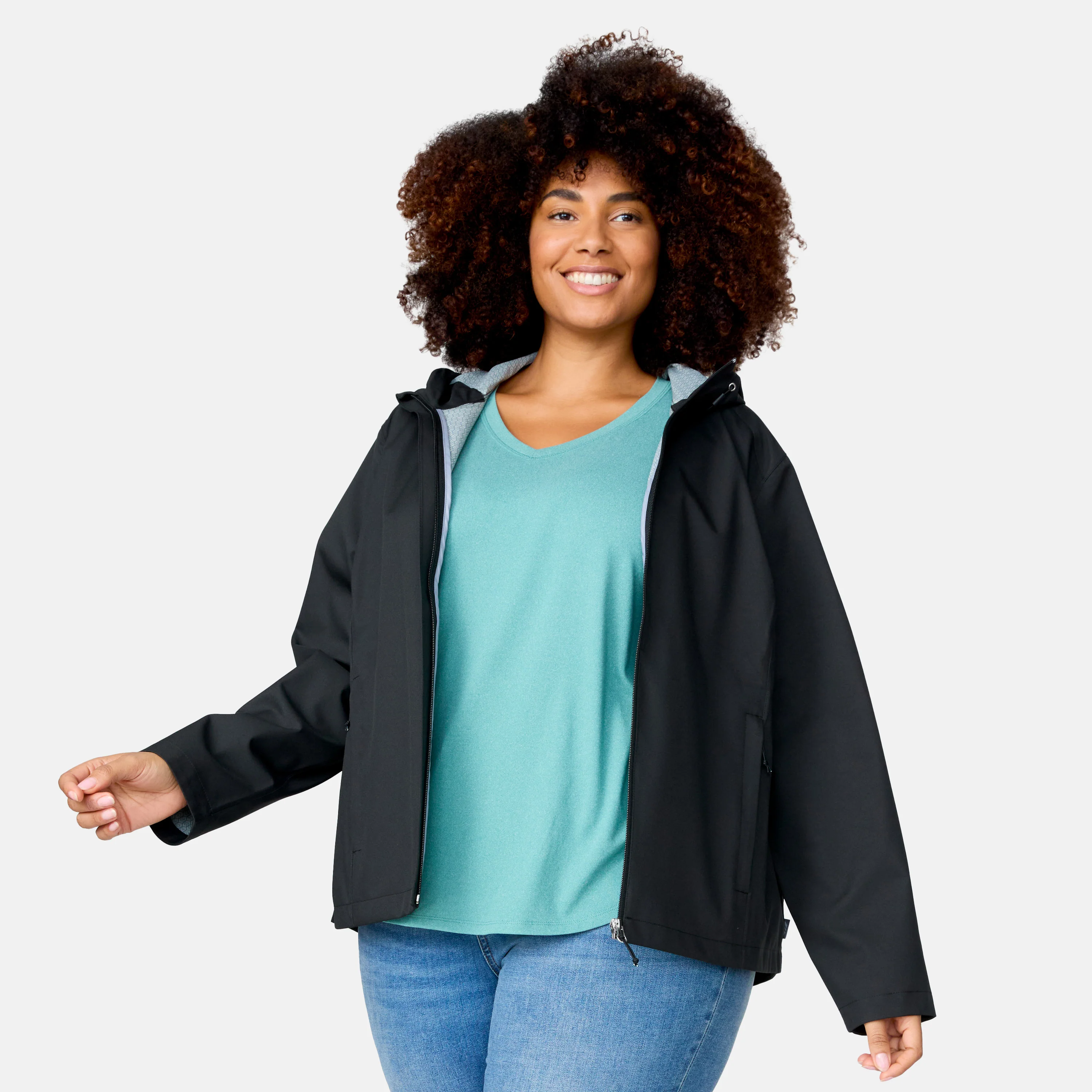 Women's Plus Size X2O Packable Rain Jacket - Image 7