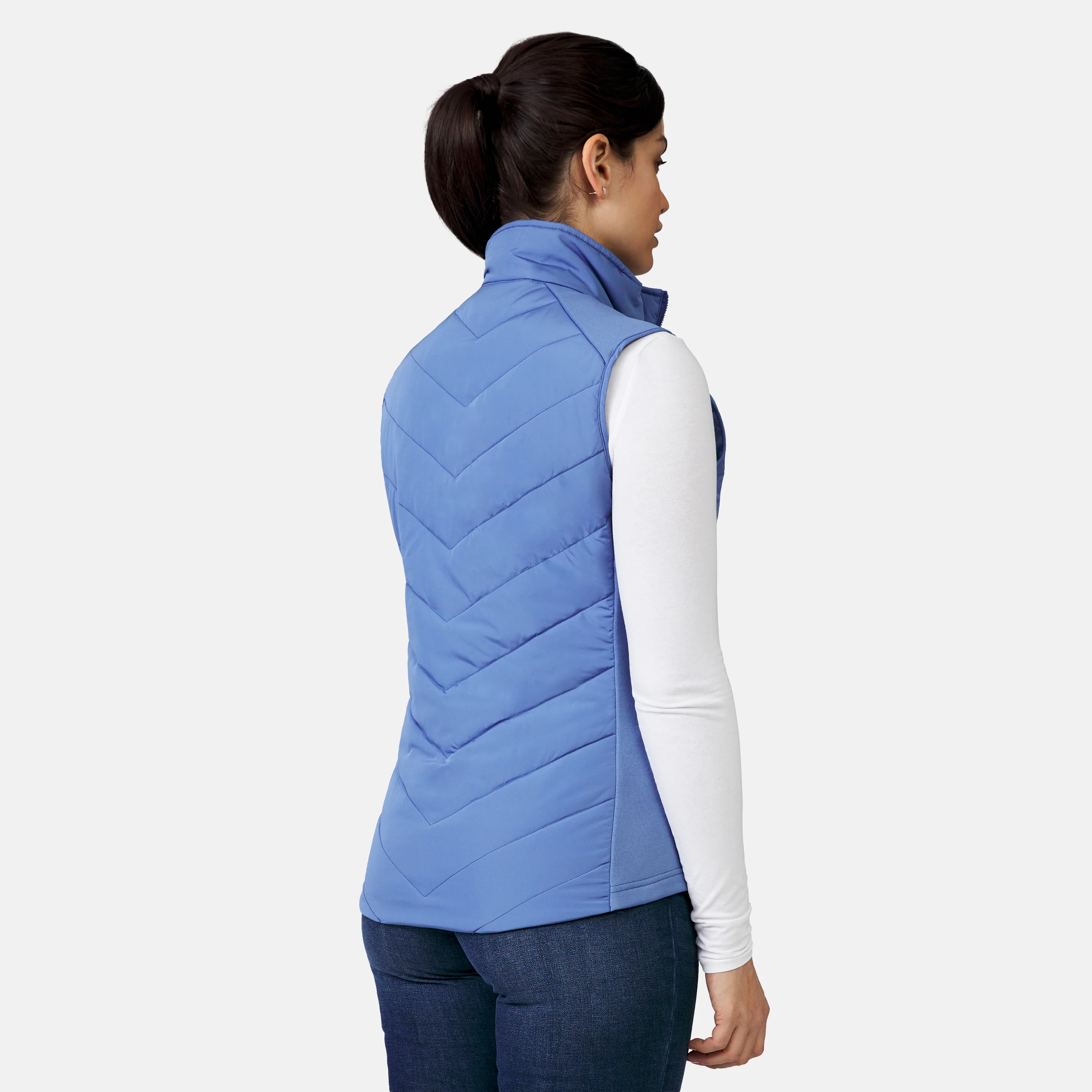 Women's Quilted Hybrid Vest - Image 16