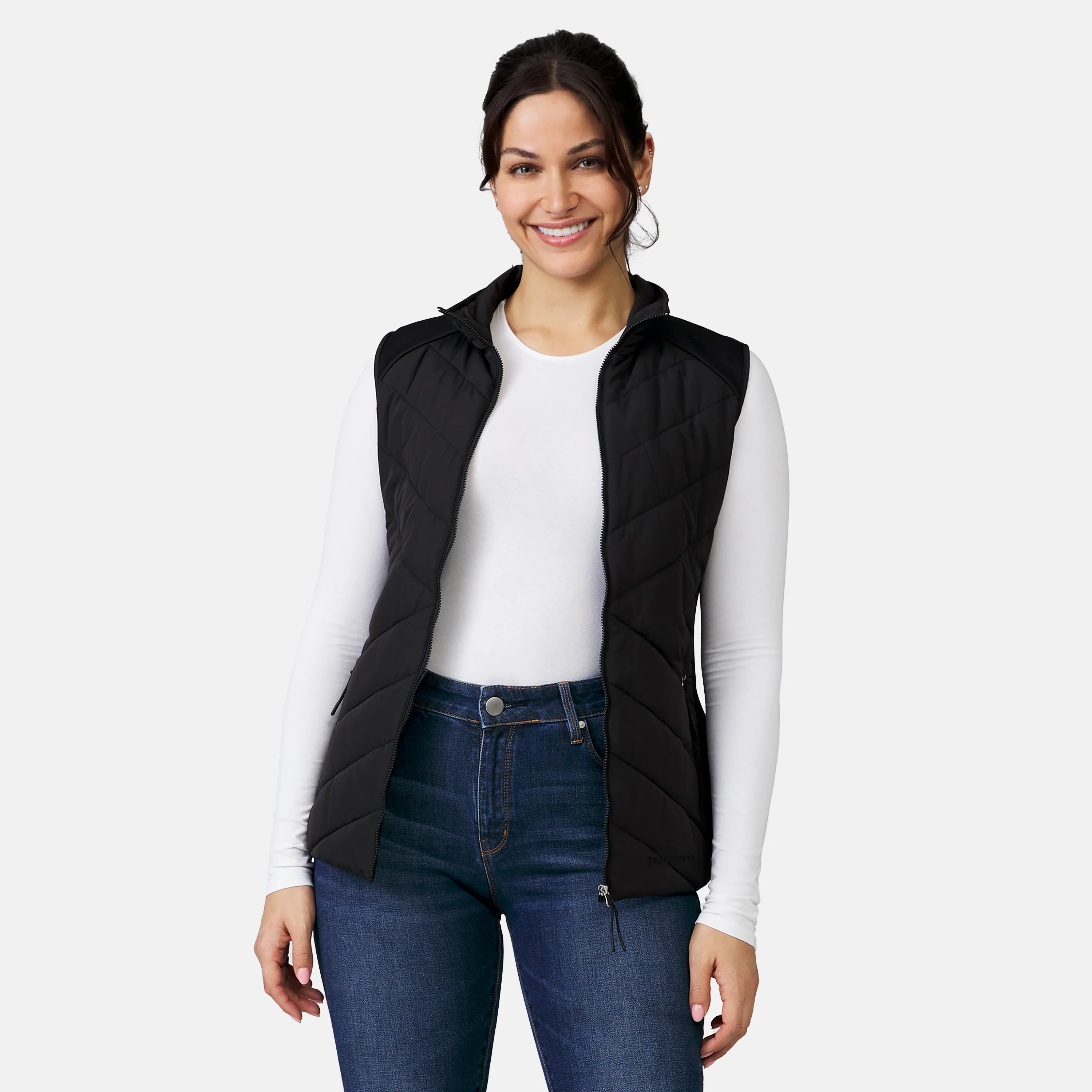 Women's Quilted Hybrid Vest - Image 20