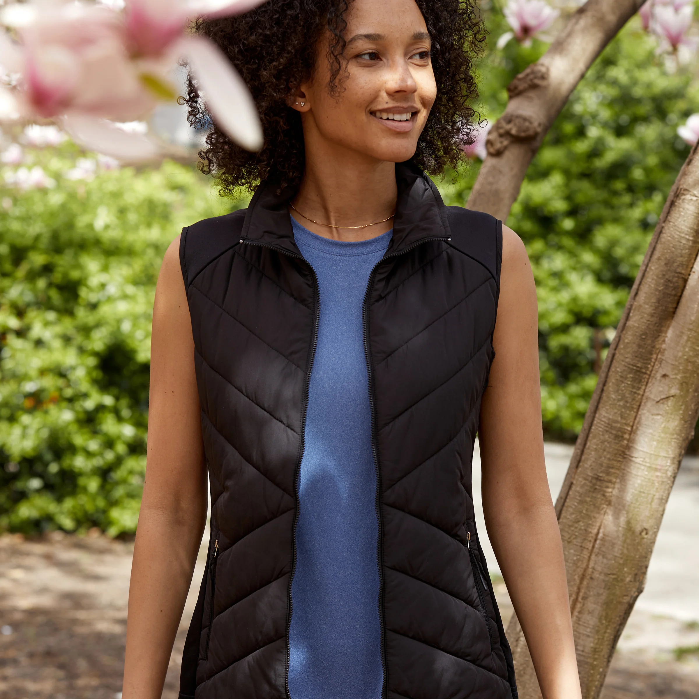 Women's Quilted Hybrid Vest - Image 21