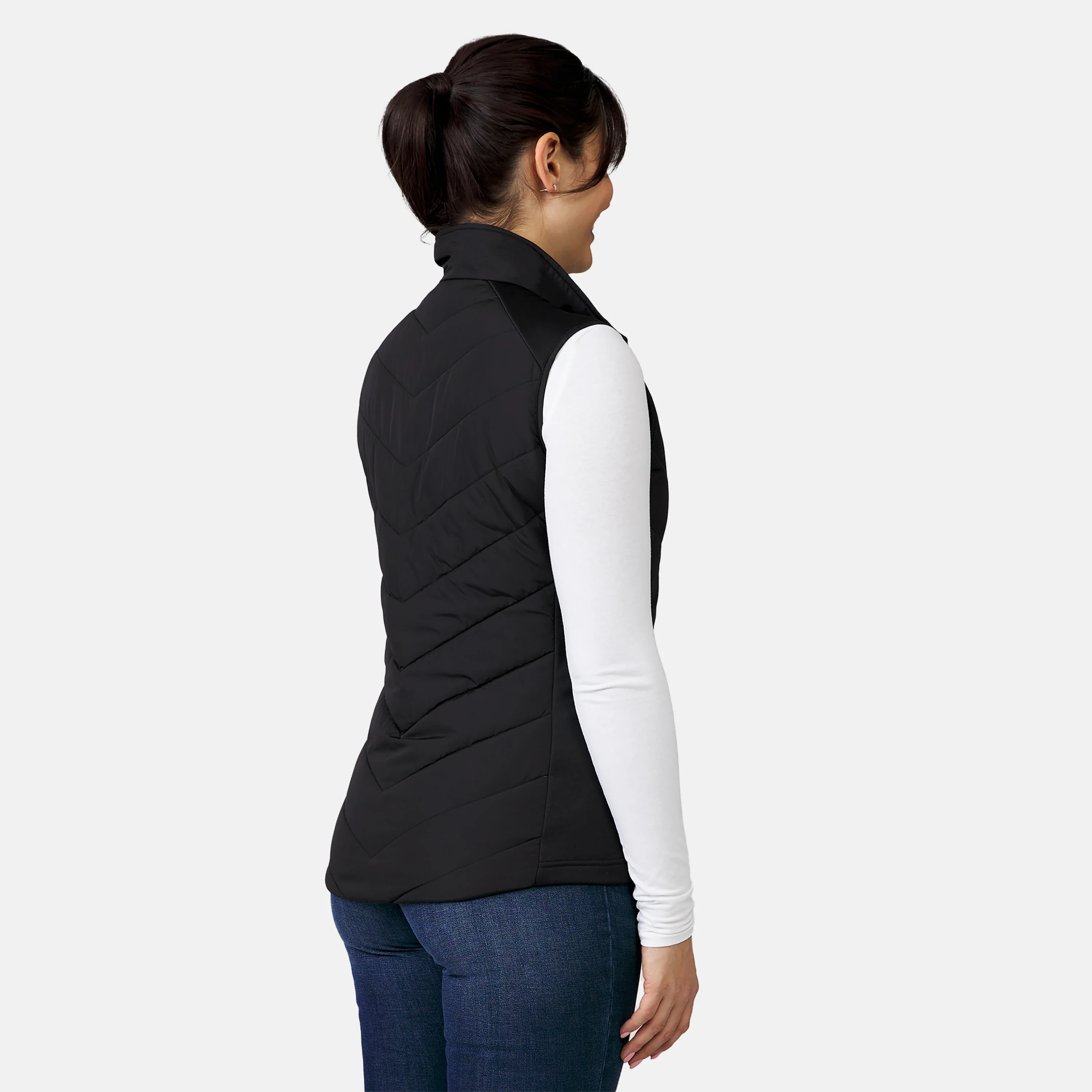 Women's Quilted Hybrid Vest - Image 23