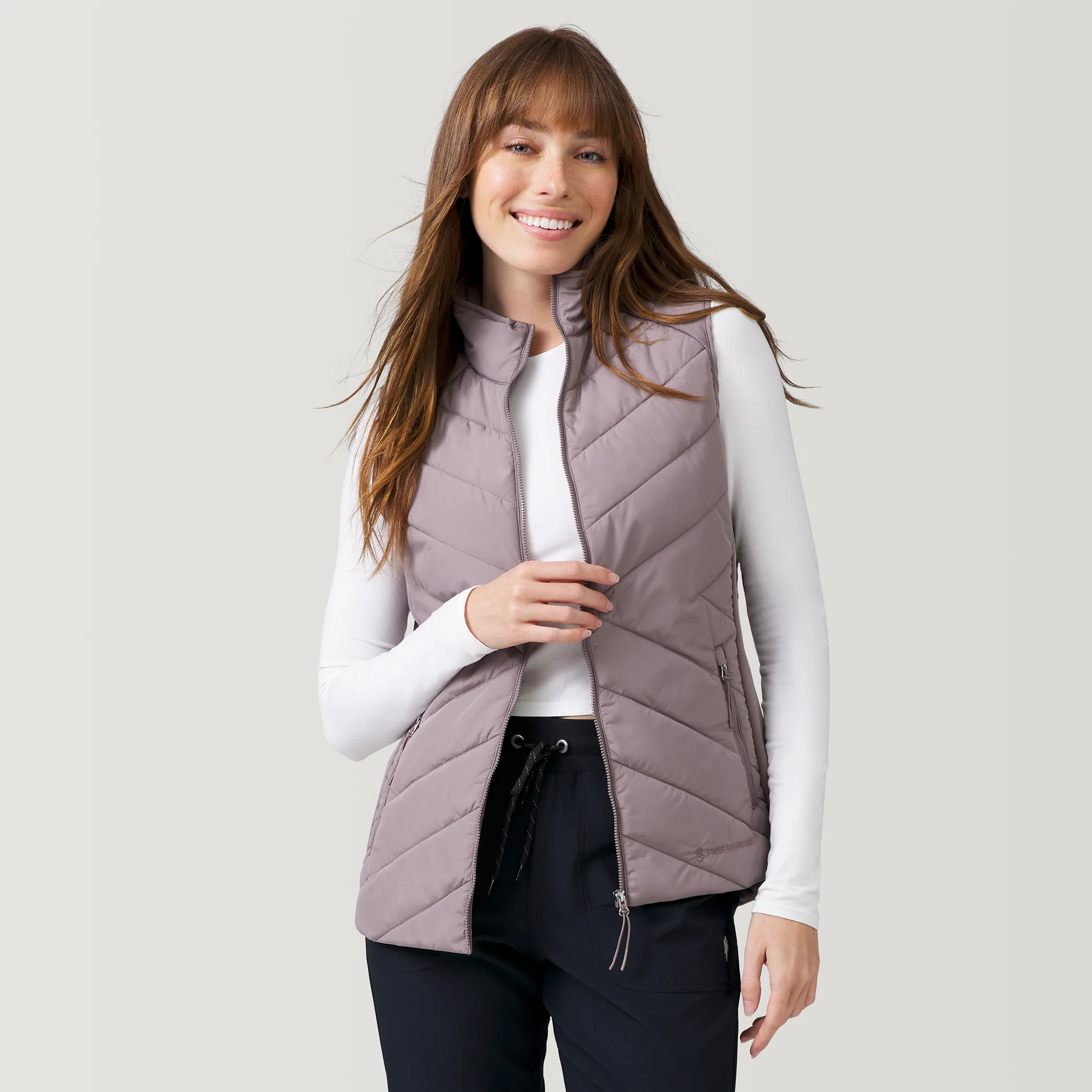 Women's Quilted Hybrid Vest - Image 32
