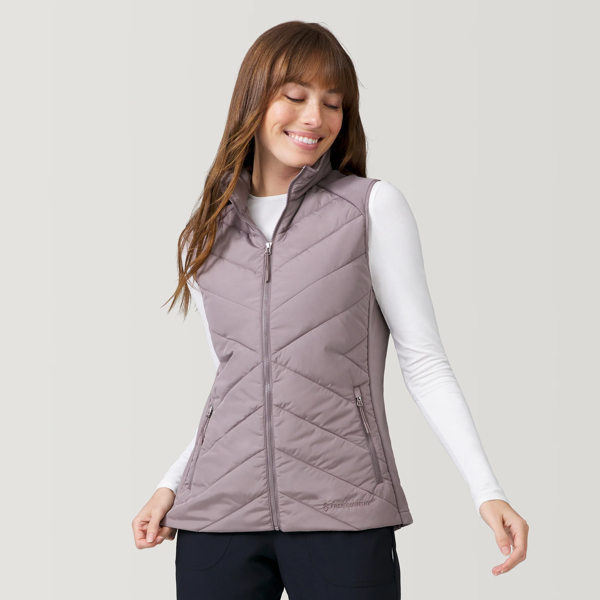 Women's Quilted Hybrid Vest - Image 34