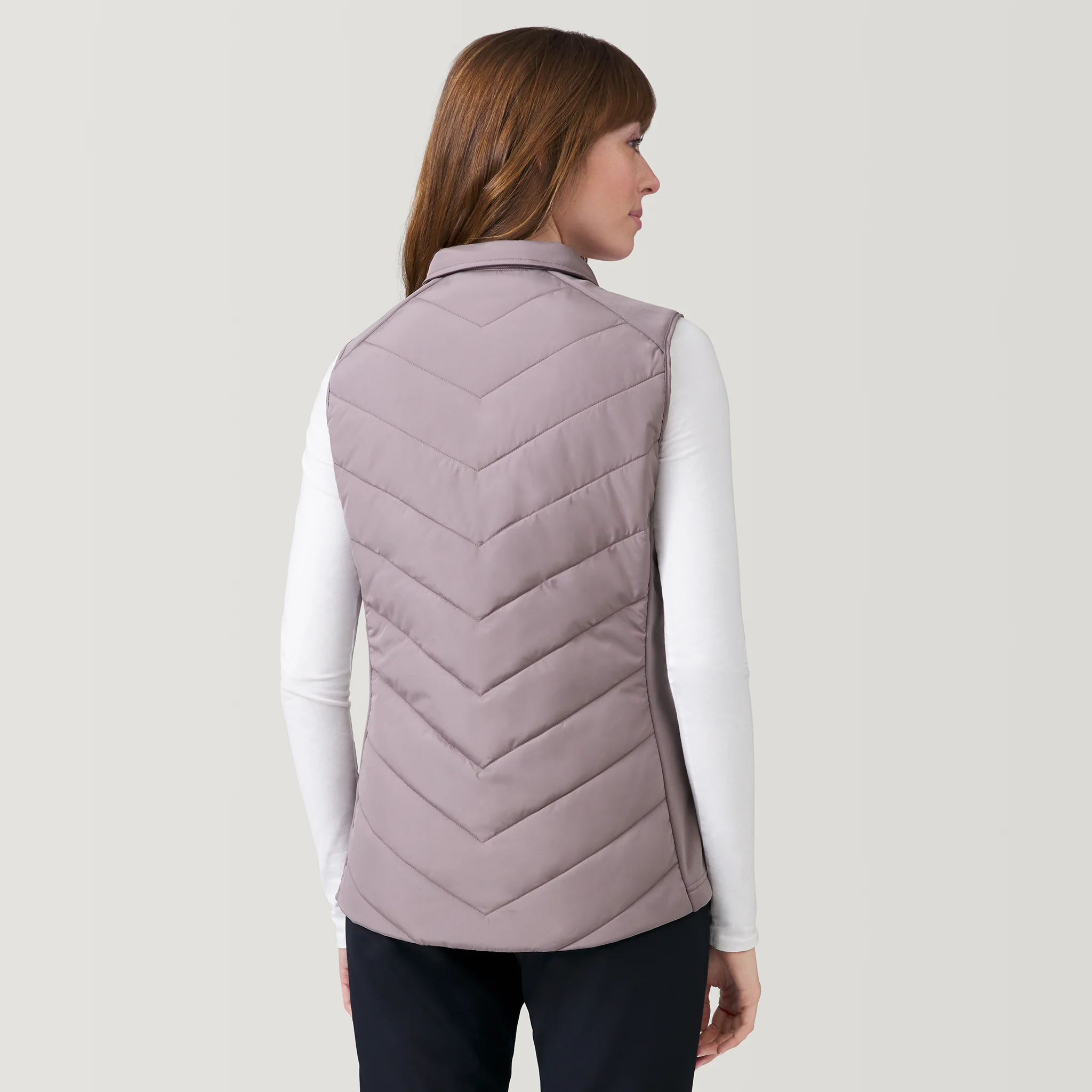 Women's Quilted Hybrid Vest - Image 35