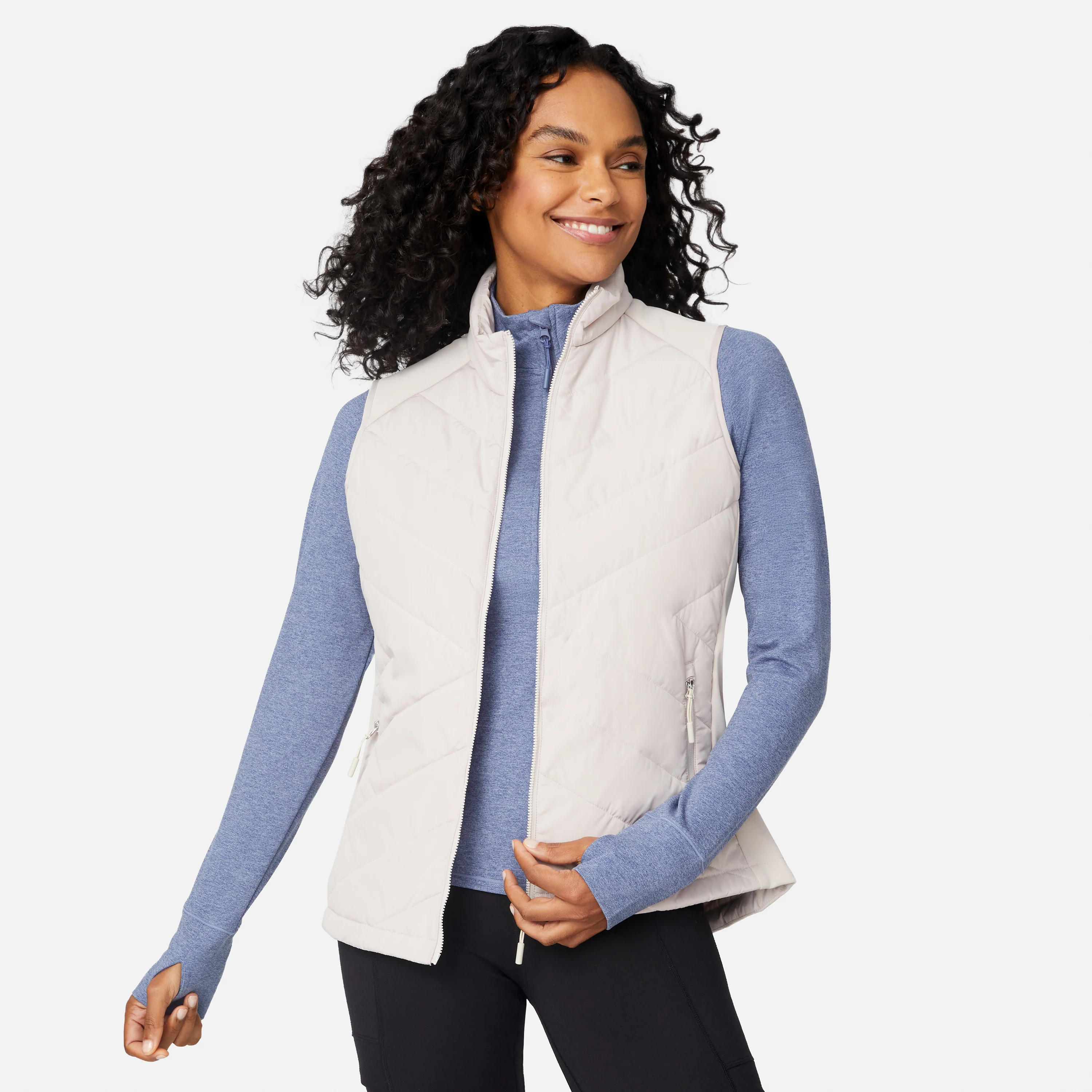 Women's Quilted Hybrid Vest - Image 39