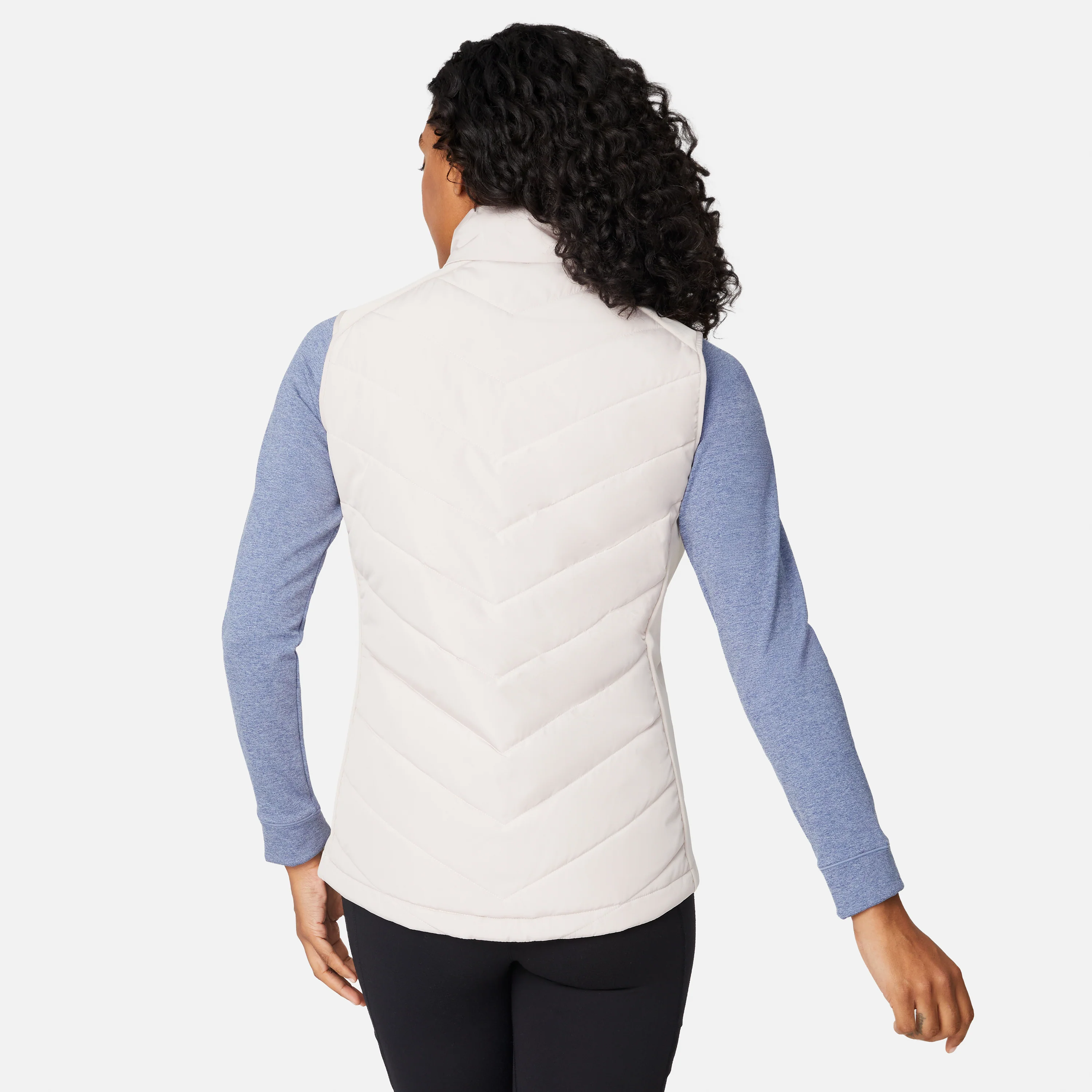 Women's Quilted Hybrid Vest - Image 40