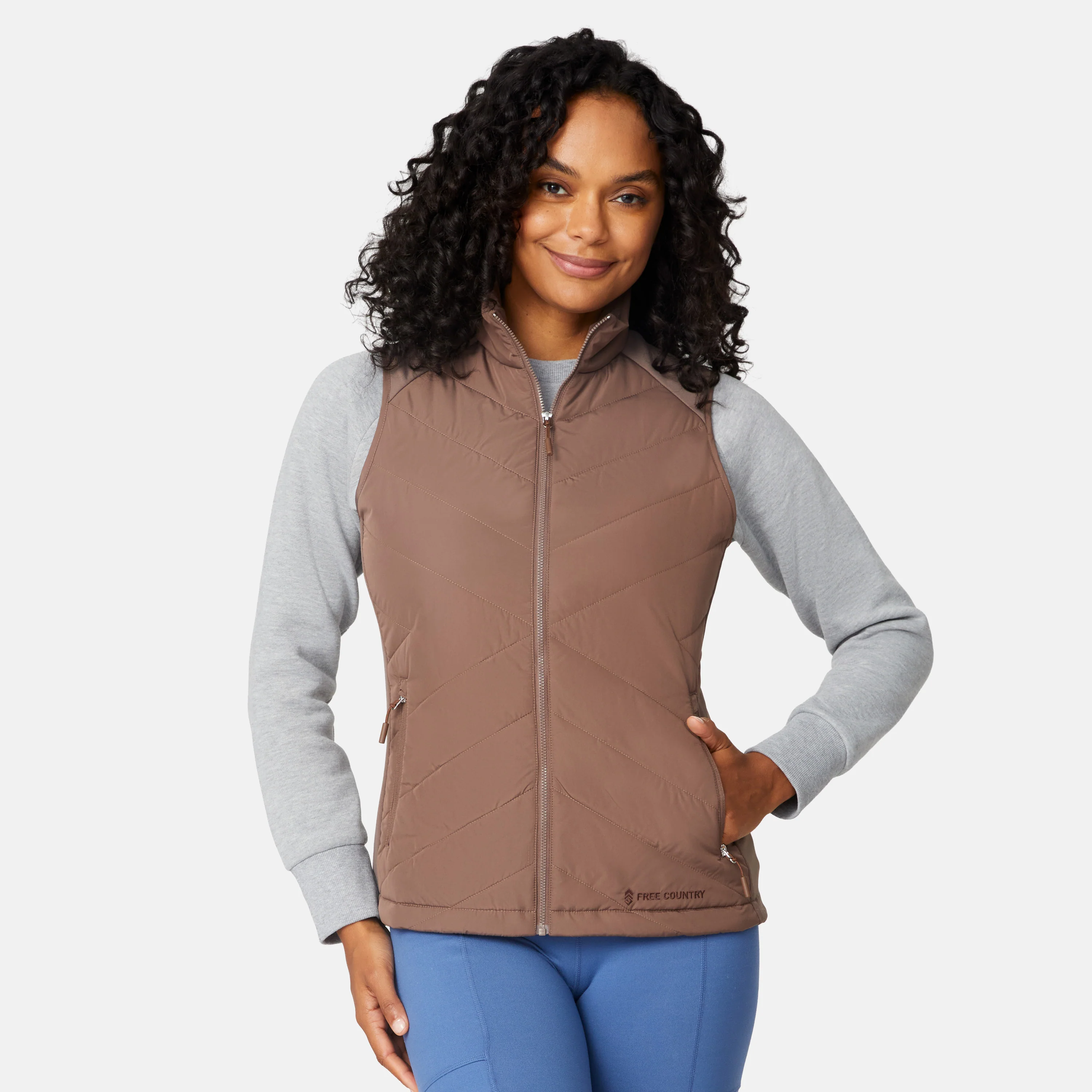 Women's Quilted Hybrid Vest - Image 41