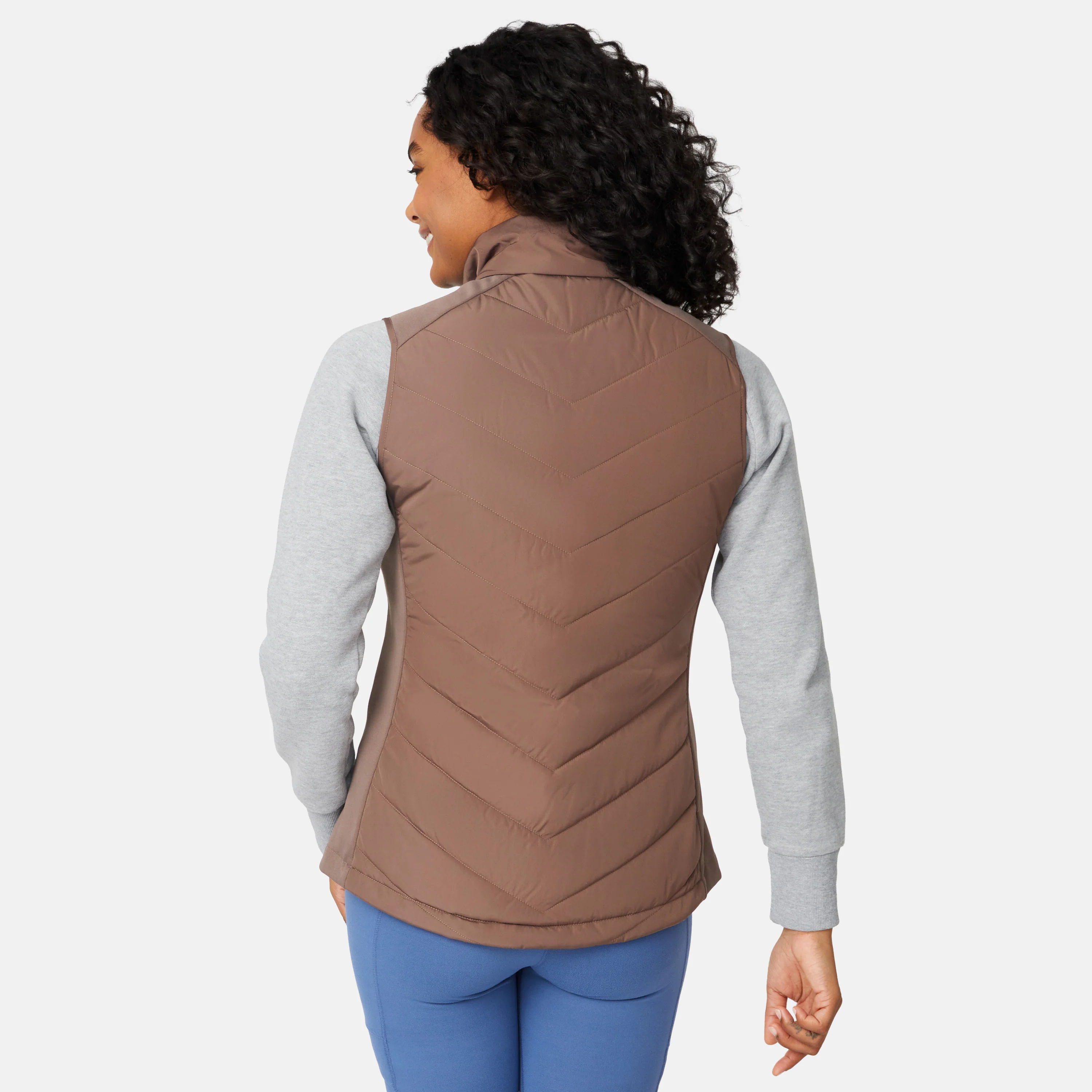 Women's Quilted Hybrid Vest - Image 43