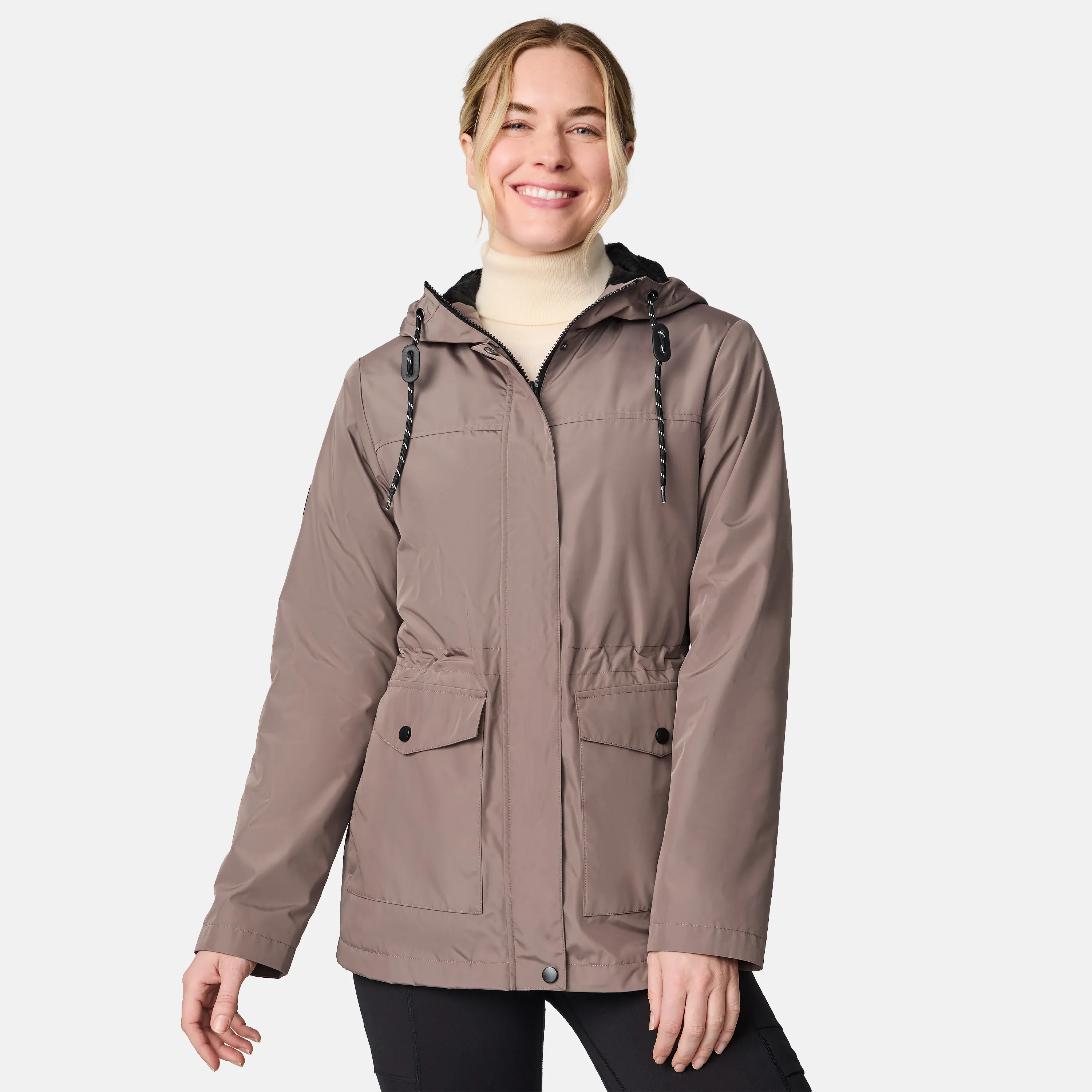 Women's Rain Away Lined Anorak Rain Jacket - Image 12