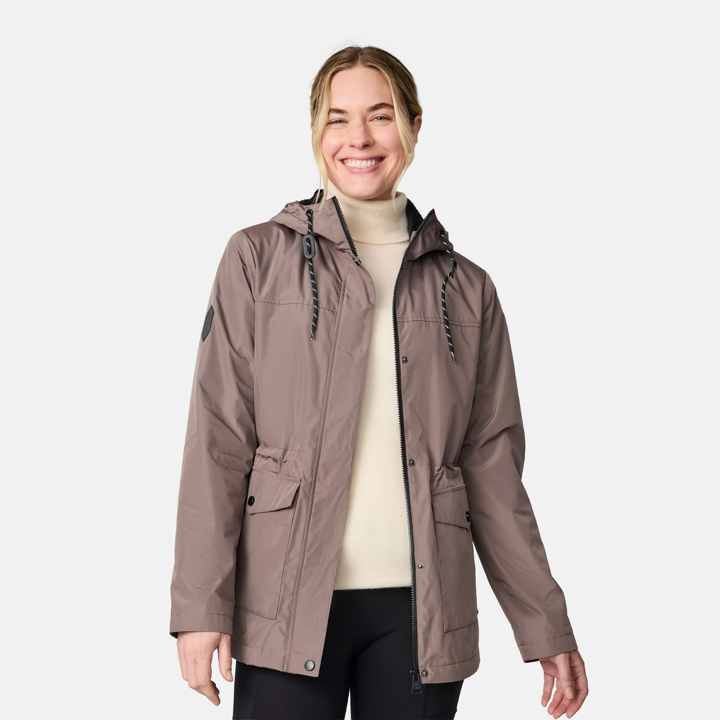 Women's Rain Away Lined Anorak Rain Jacket - Image 13