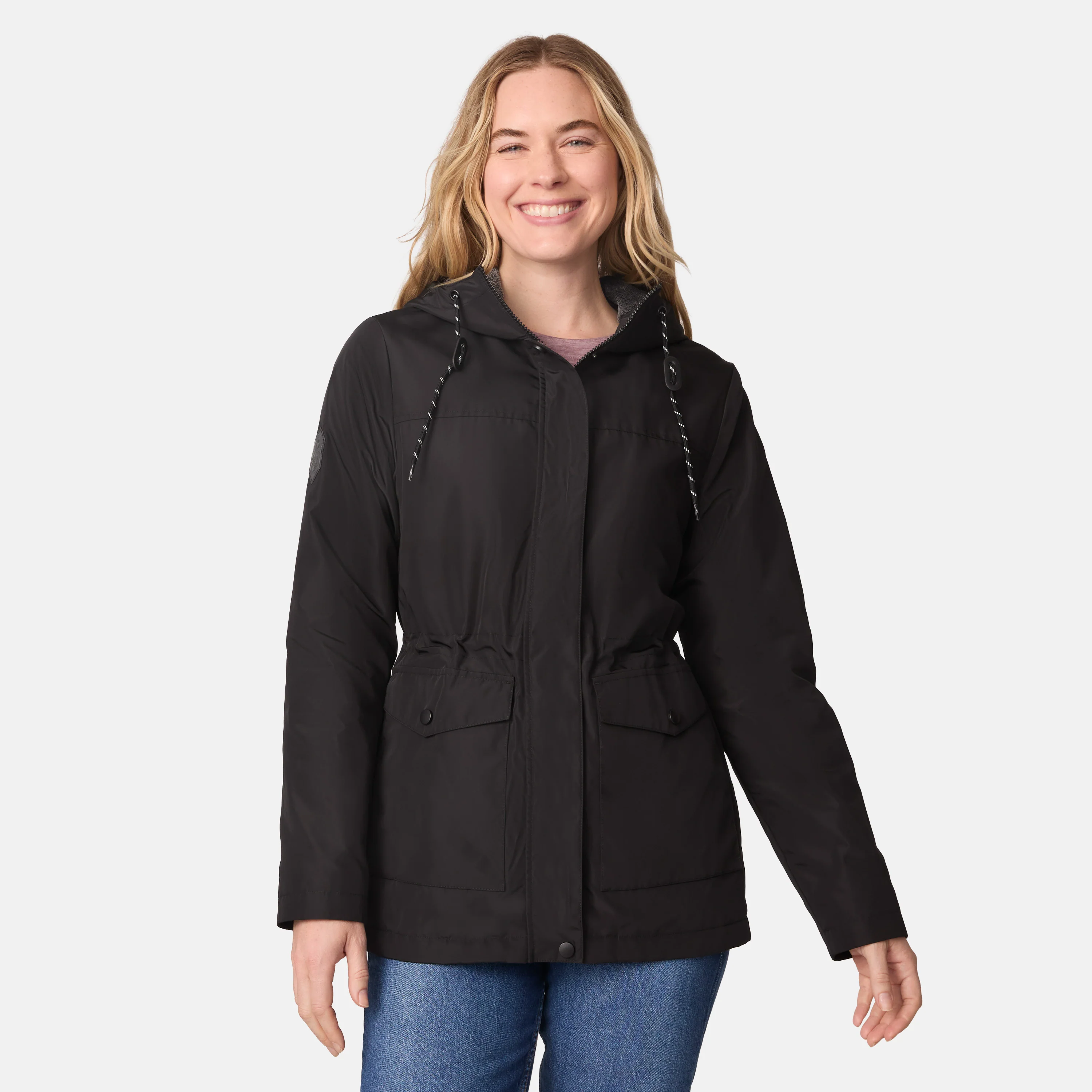 Women's Rain Away Lined Anorak Rain Jacket - Image 7