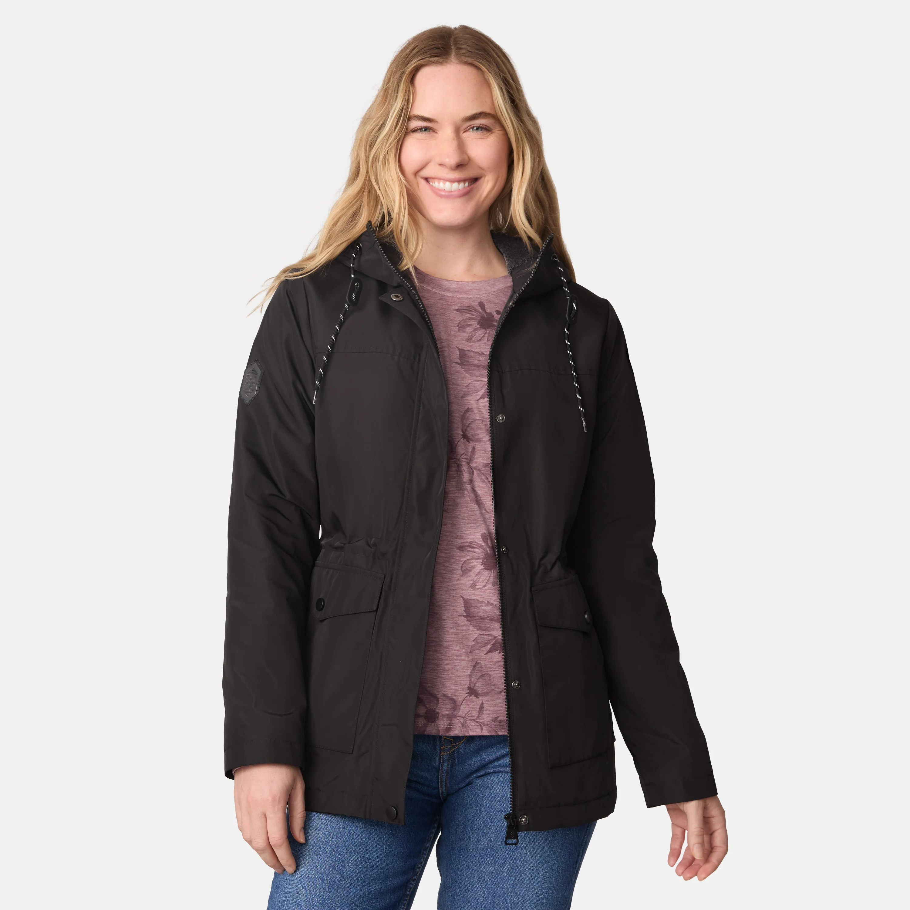 Women's Rain Away Lined Anorak Rain Jacket - Image 9