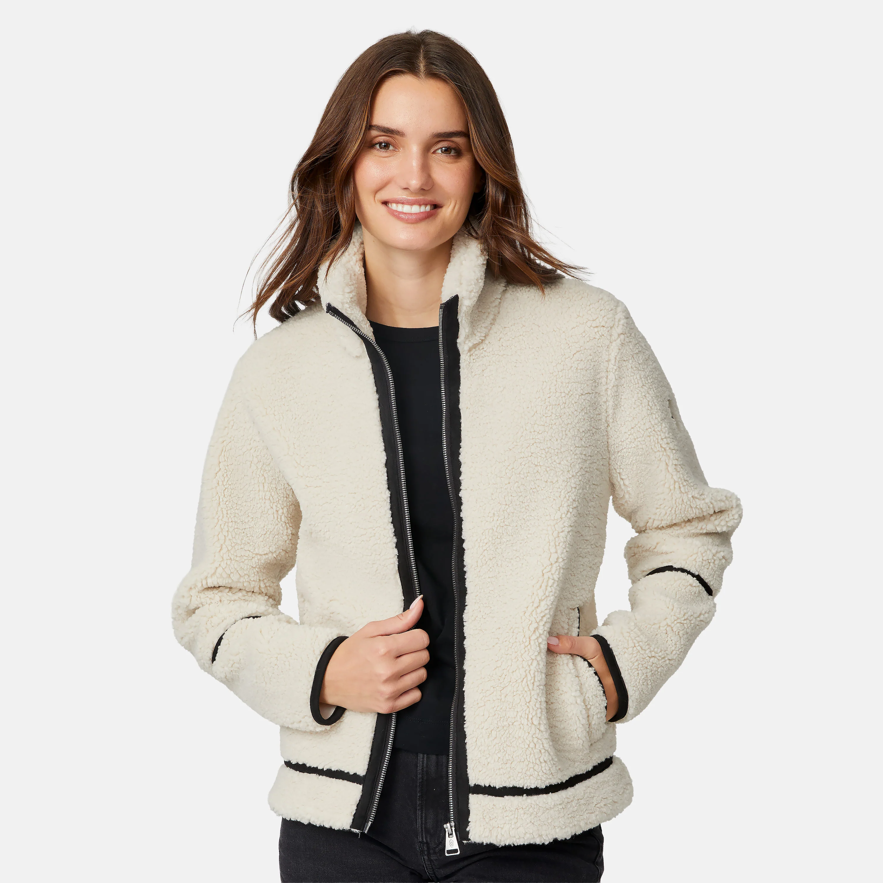 Women's Shearlux Faux Shearling Jacket - Image 3