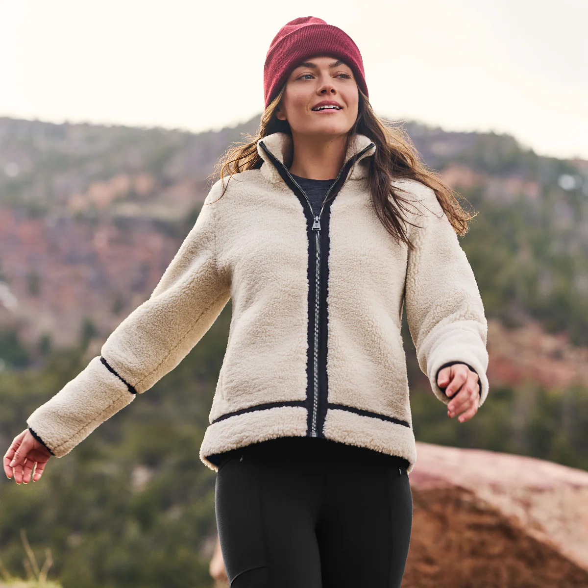 Women's Shearlux Faux Shearling Jacket - Image 4