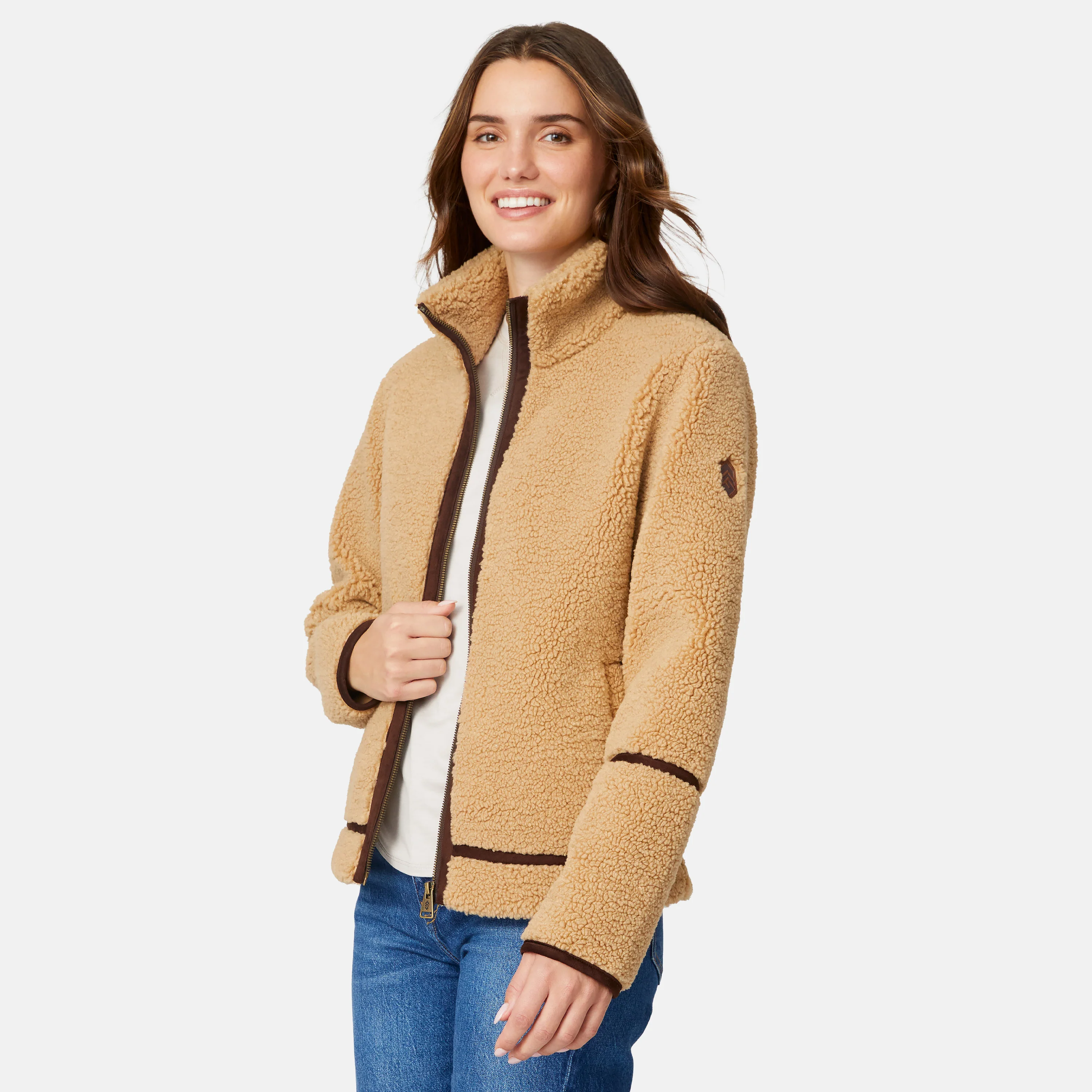 Women's Shearlux Faux Shearling Jacket - Image 9
